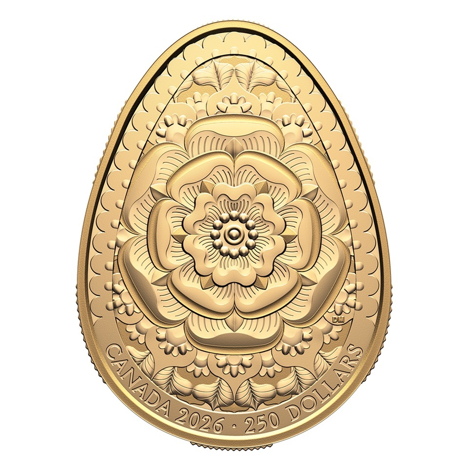 Canada - Pièce 250 Dollars 2026 or BE - Œuf pyssanka