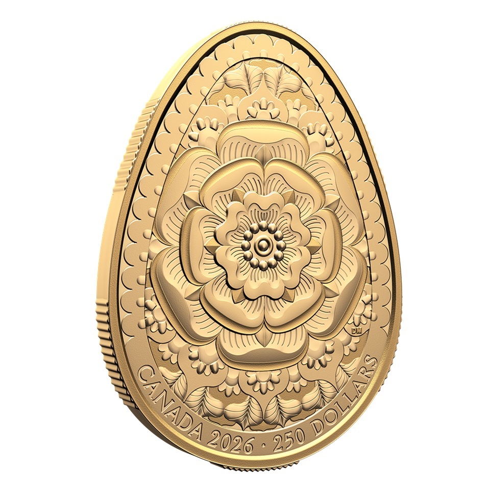 Canada - Pièce 250 Dollars 2026 or BE - Œuf pyssanka – Image 4
