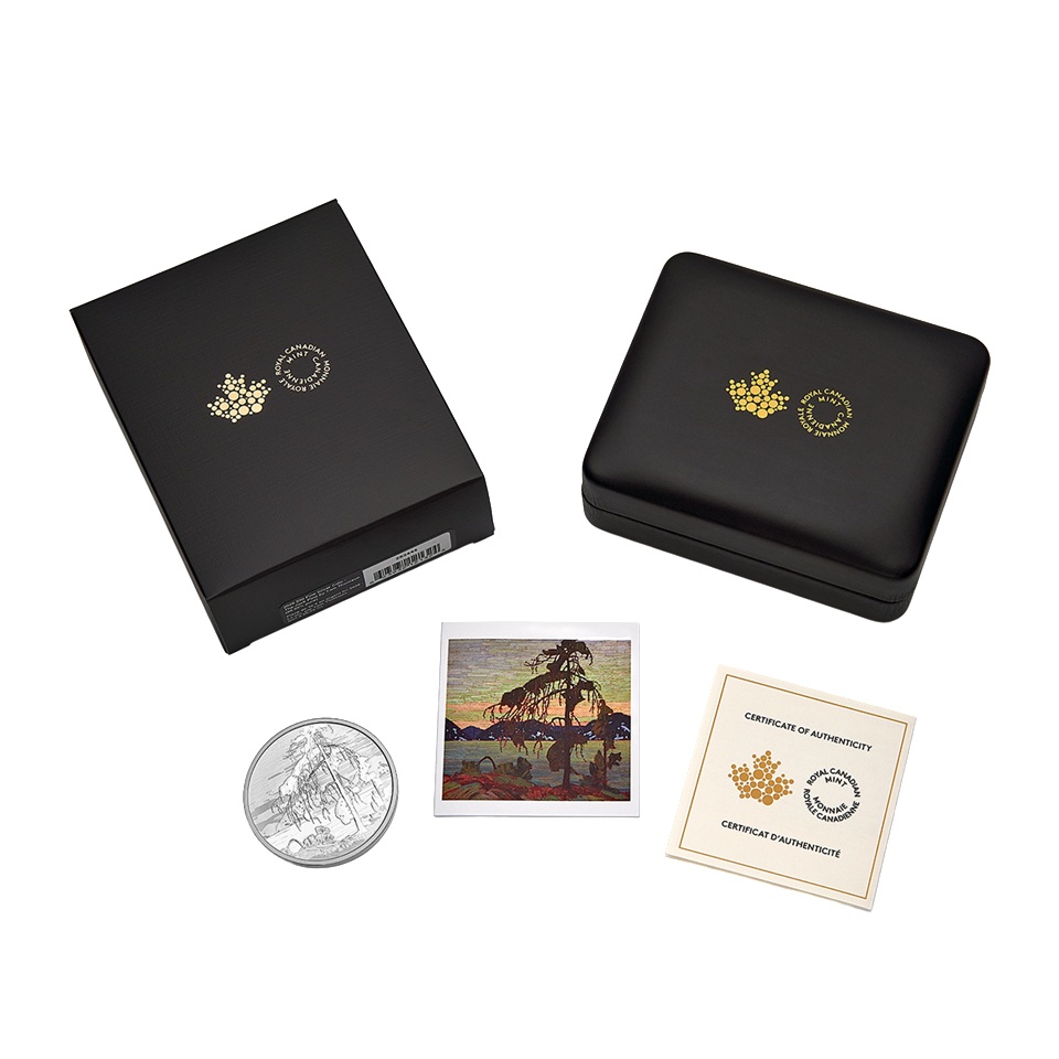 Canada - Pièce 30 Dollars 2026 argent BE - Le pin, de Tom Thomson – Image 3