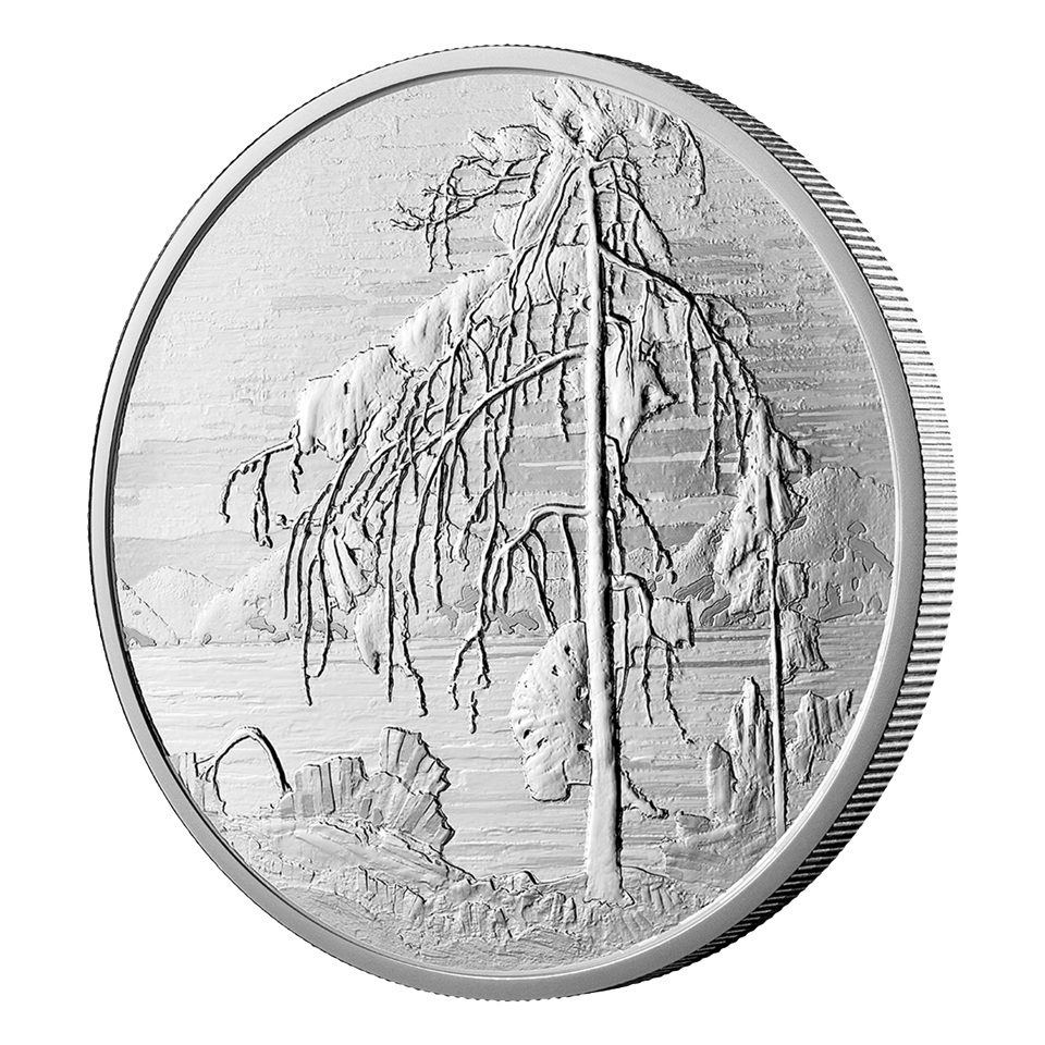 Canada - Pièce 30 Dollars 2026 argent BE - Le pin, de Tom Thomson – Image 4