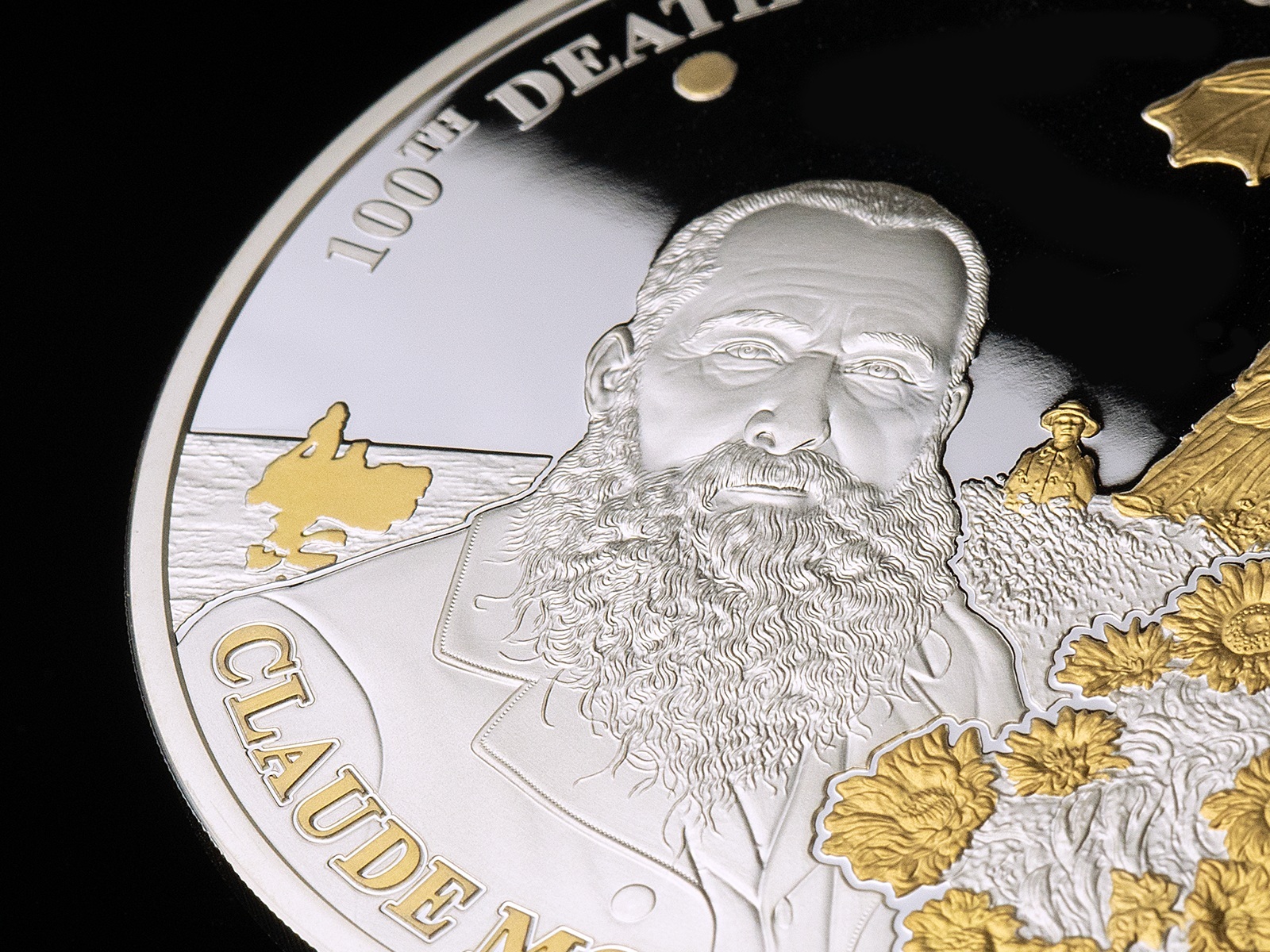 Djibouti - Pièce 200 Francs 3 onces argent BE - Claude Monet – Image 8
