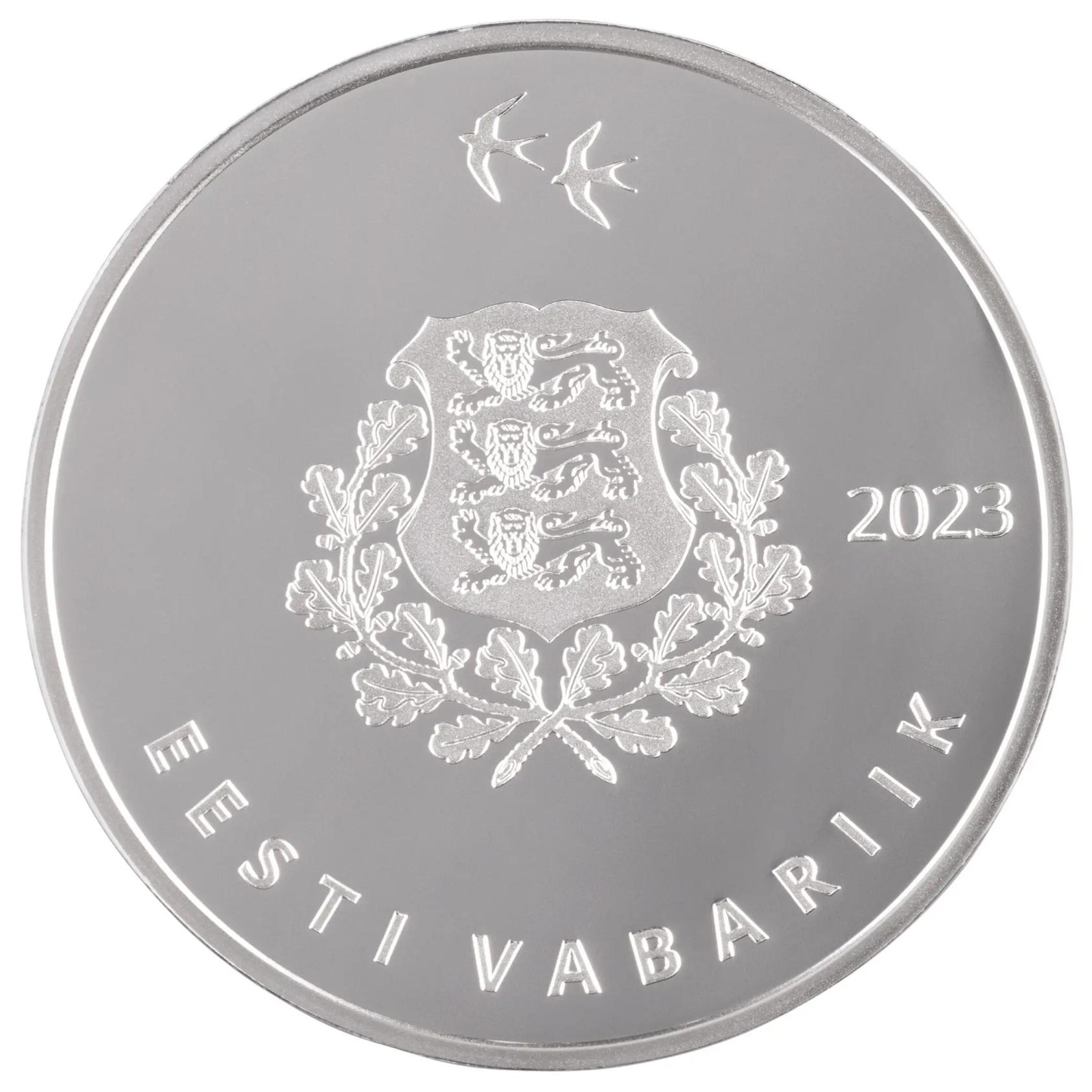 Estonie - Pièce 14 Euro 2023 argent BE - Couple de fermiers estoniens – Image 2