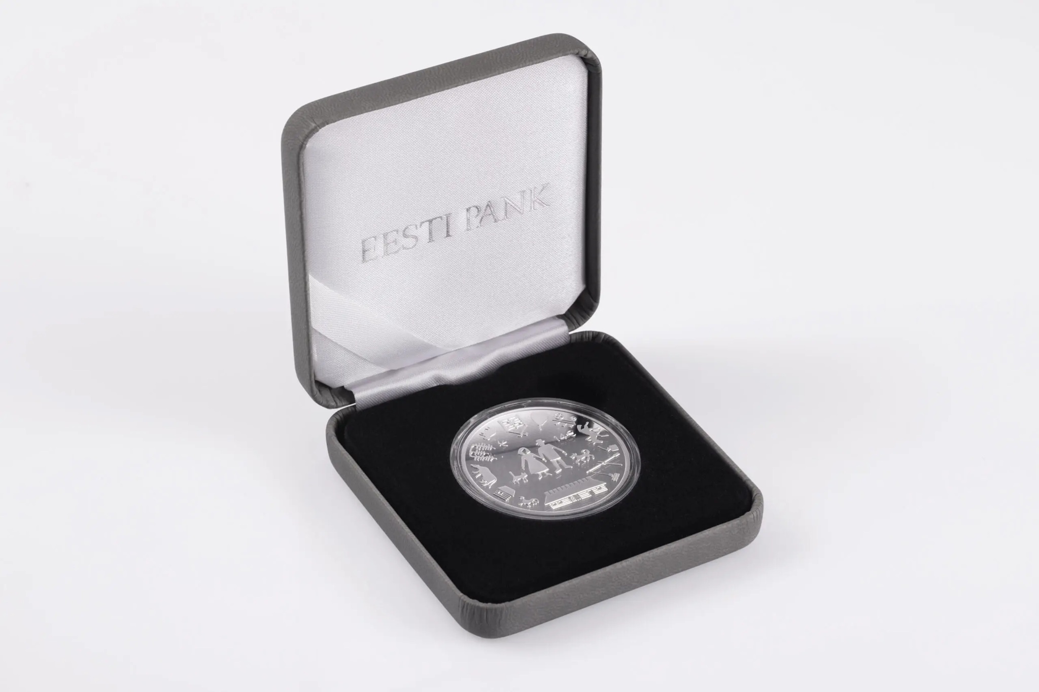 Estonie - Pièce 14 Euro 2023 argent BE - Couple de fermiers estoniens – Image 3