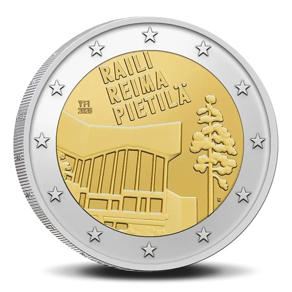 Finlande - Pièce 2 Euro 2026 cupro-nickel et nickel-laiton BU - Raili & Reima Pietilä – Image 3