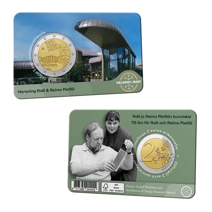 Finlande - Pièce 2 Euro 2026 cupro-nickel et nickel-laiton BU - Raili & Reima Pietilä – Image 5