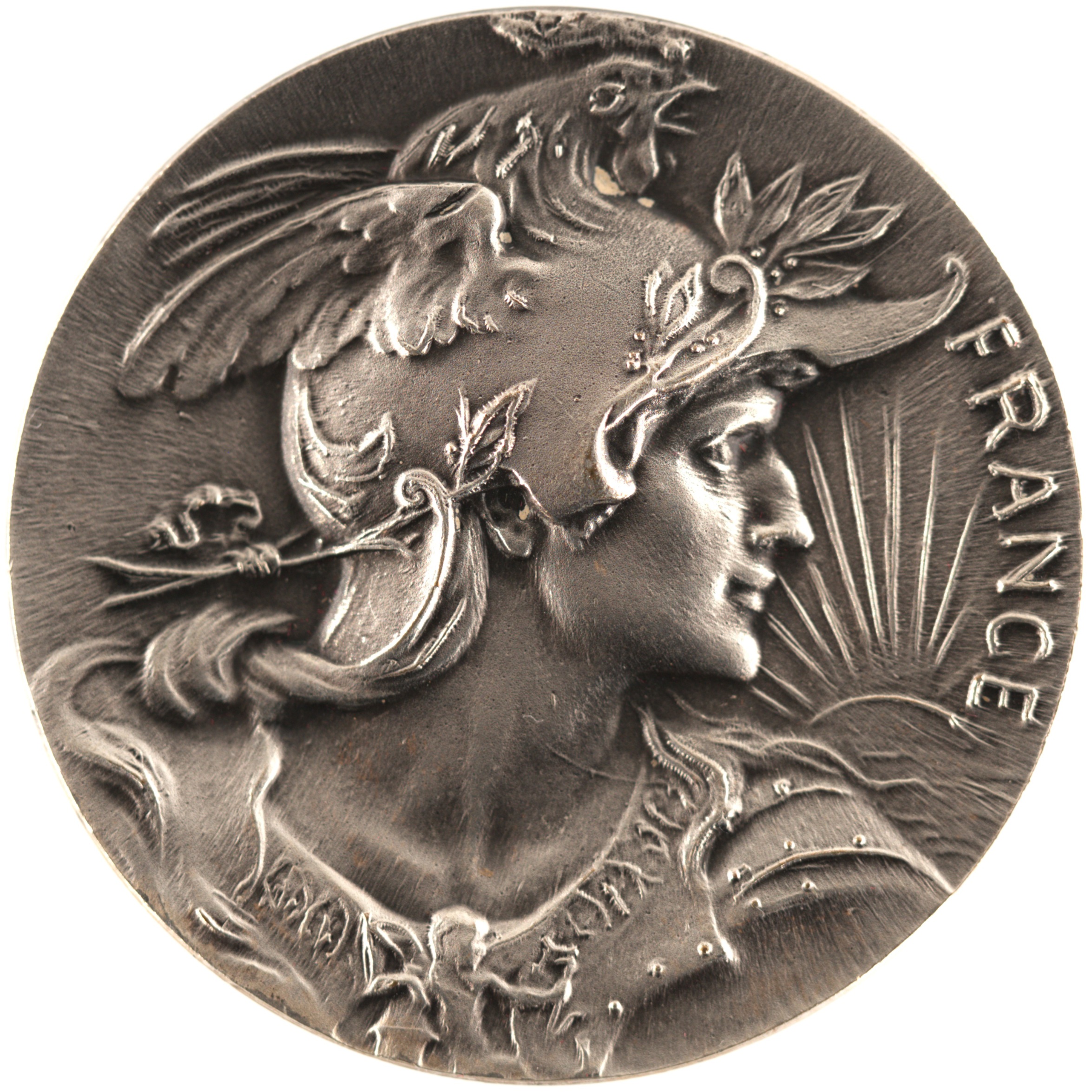 France - Médaille bronze argenté - France / Institut pour la Fidélité dans le Travail – Image 2