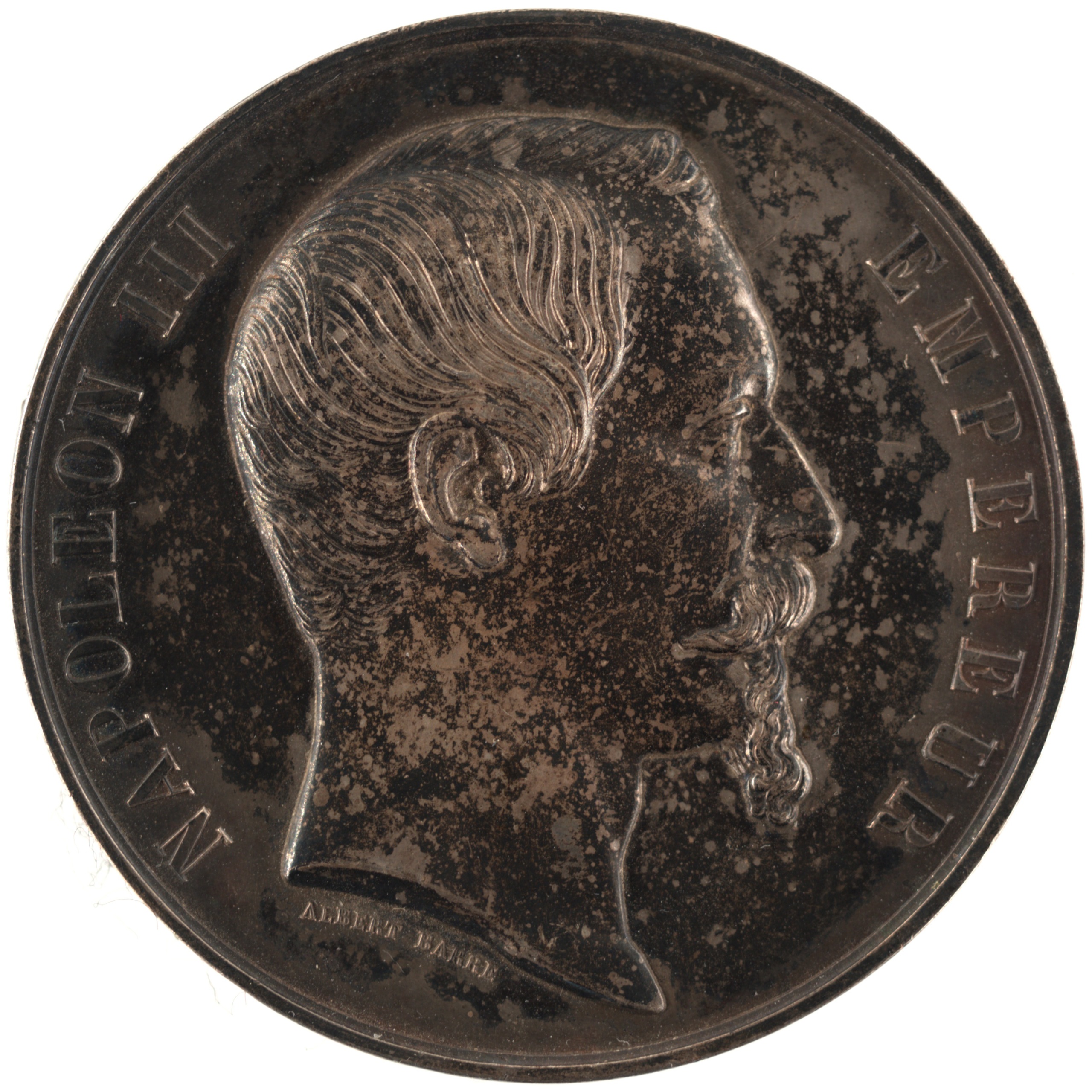 France - Galvano uniface - Empereur Napoléon III