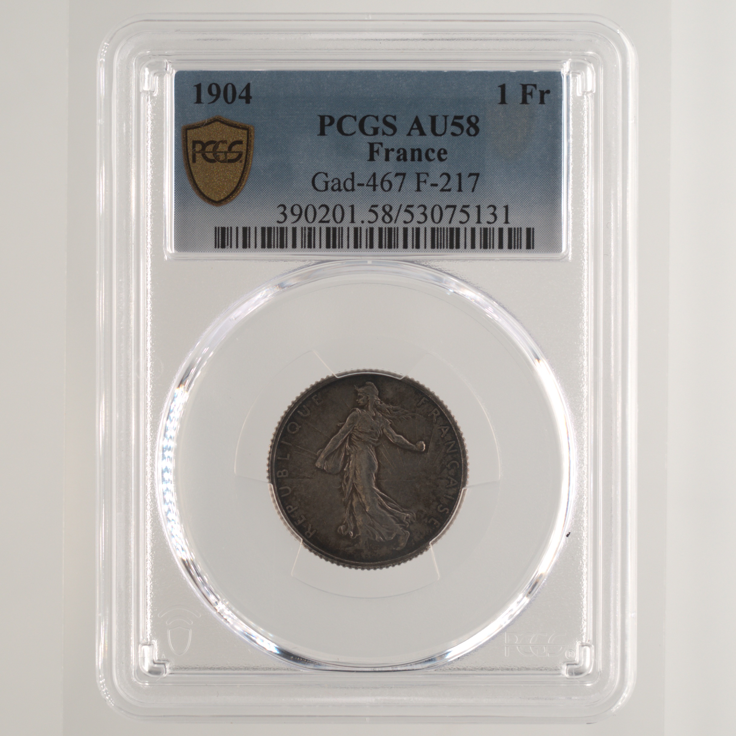 France - Pièce 1 Franc 1904 argent - Semeuse