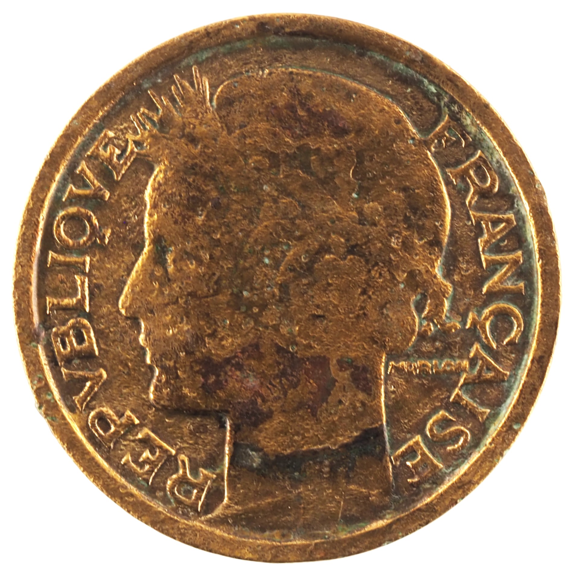 France - Pièce 1 Franc 1931 bronze-aluminium - Morlon – Image 2