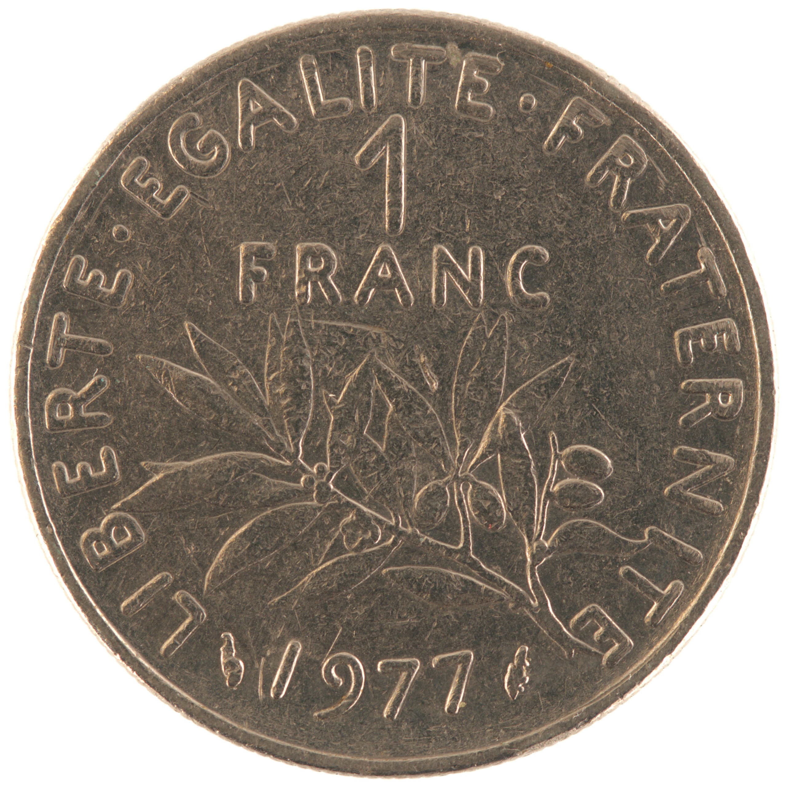 France - Pièce 1 Franc 1977 nickel - Semeuse
