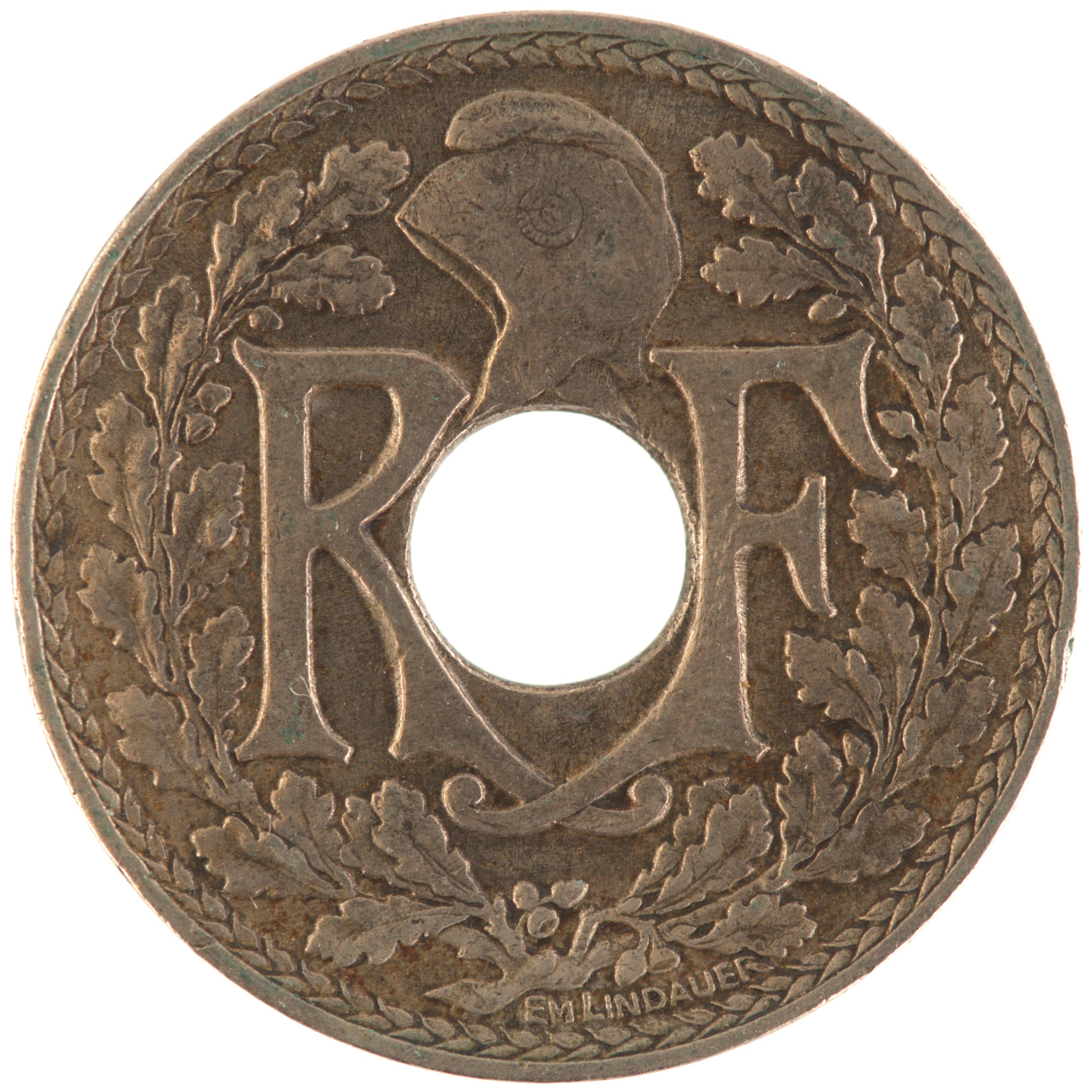 France - Pièce 10 Centimes 1918 cupro-nickel - Lindauer – Image 2