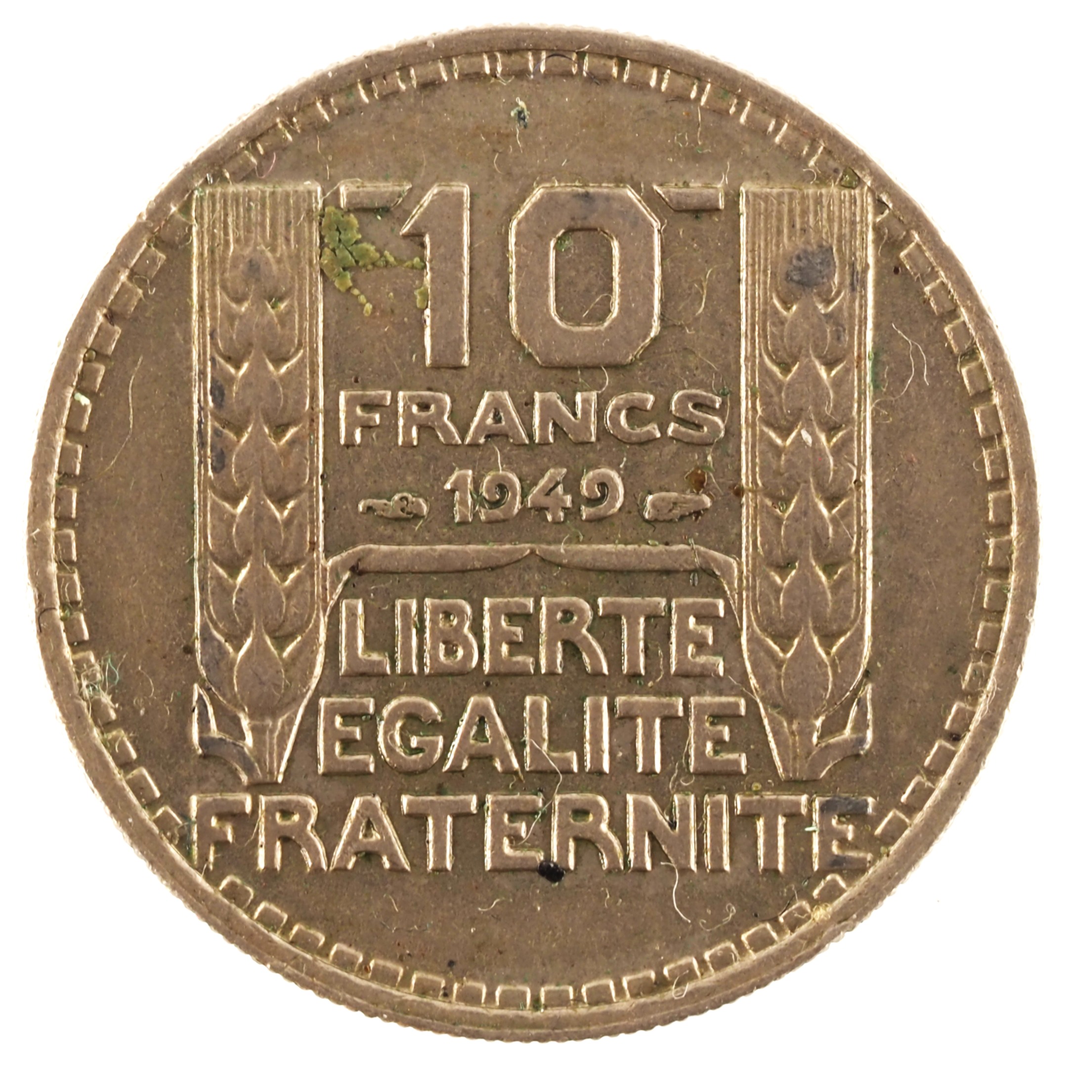 France - Pièce 10 Francs 1949 cupro-nickel - Turin, petite tête