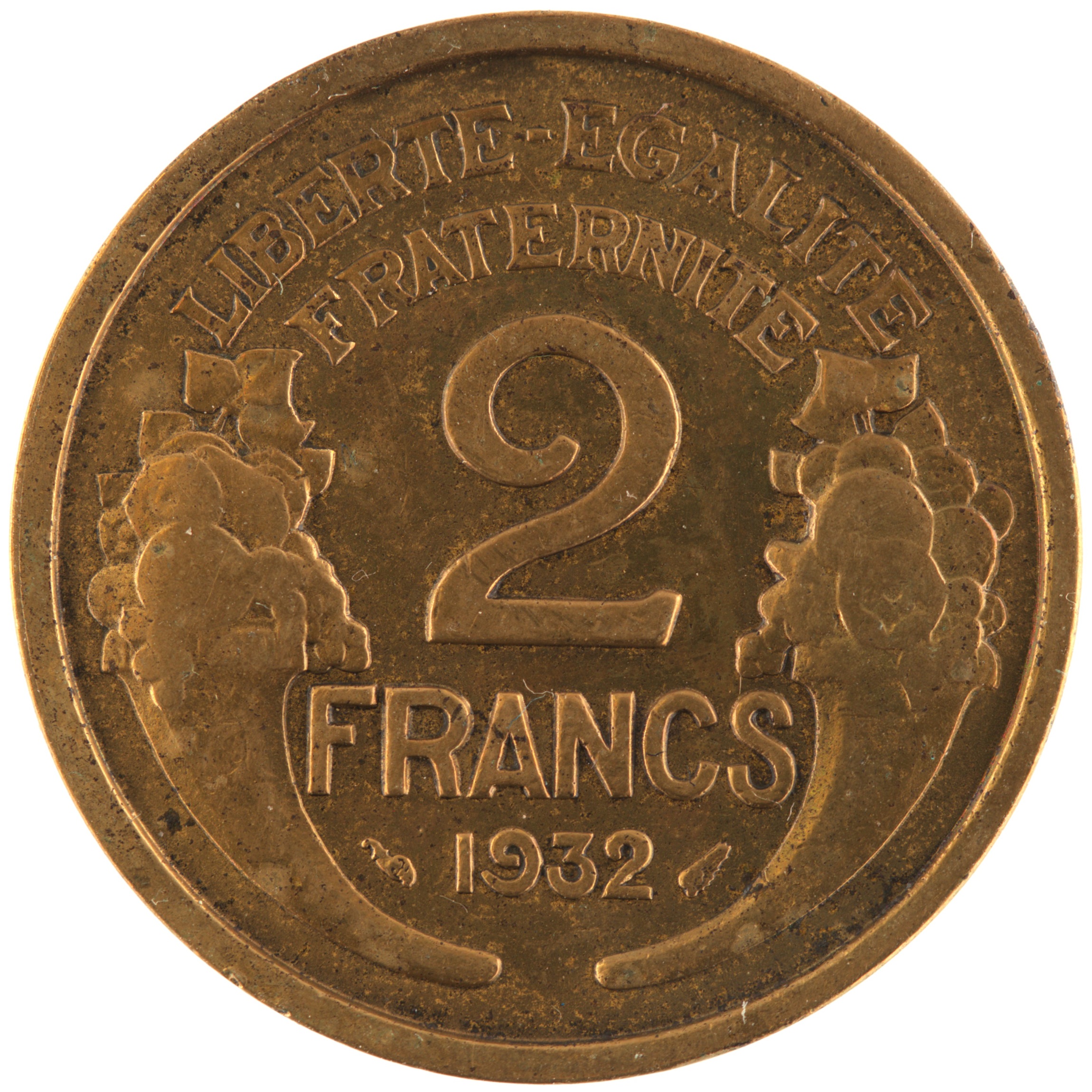 France - Pièce 2 Francs 1932 bronze-aluminium - Morlon