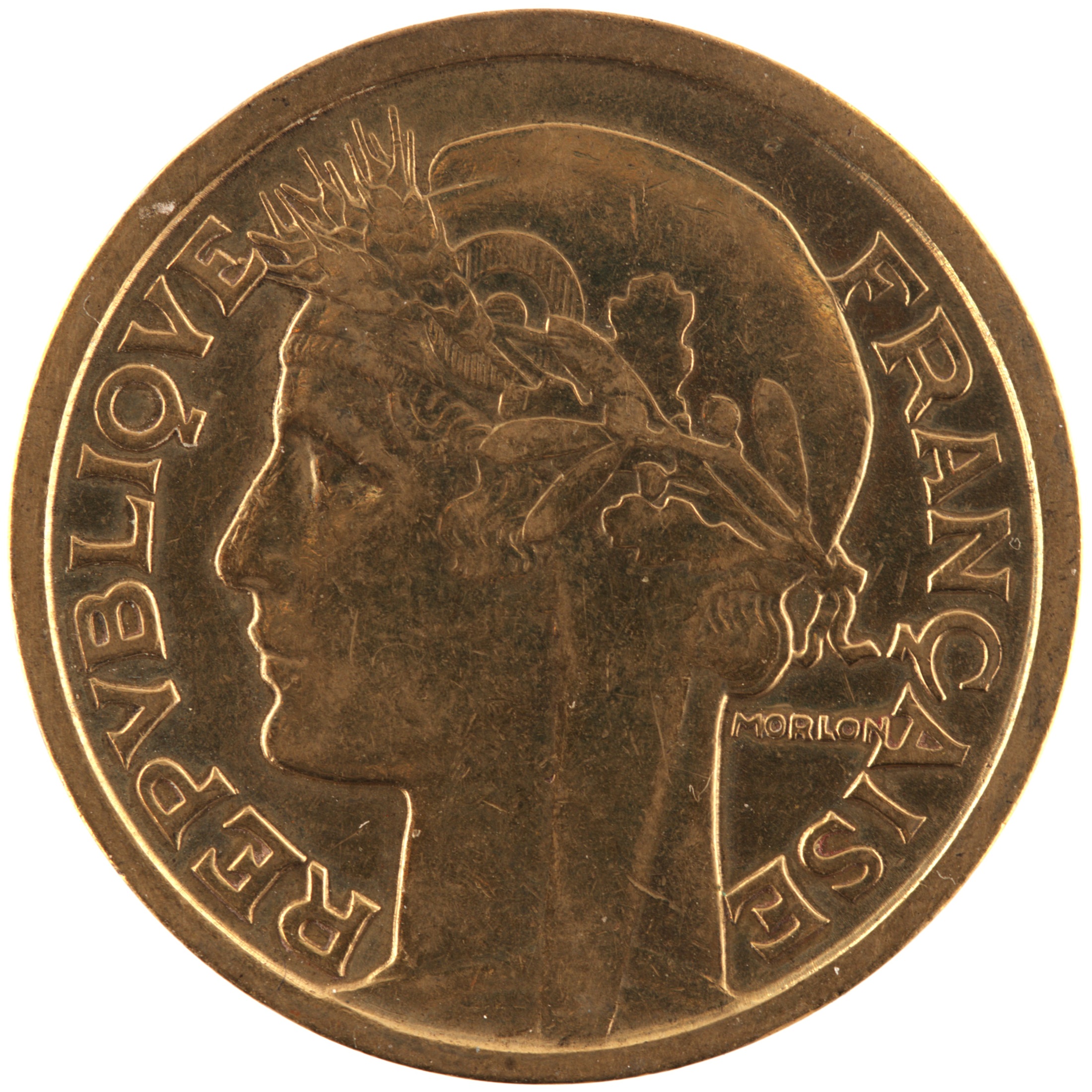 France - Pièce 2 Francs 1941 bronze-aluminium - Morlon – Image 2