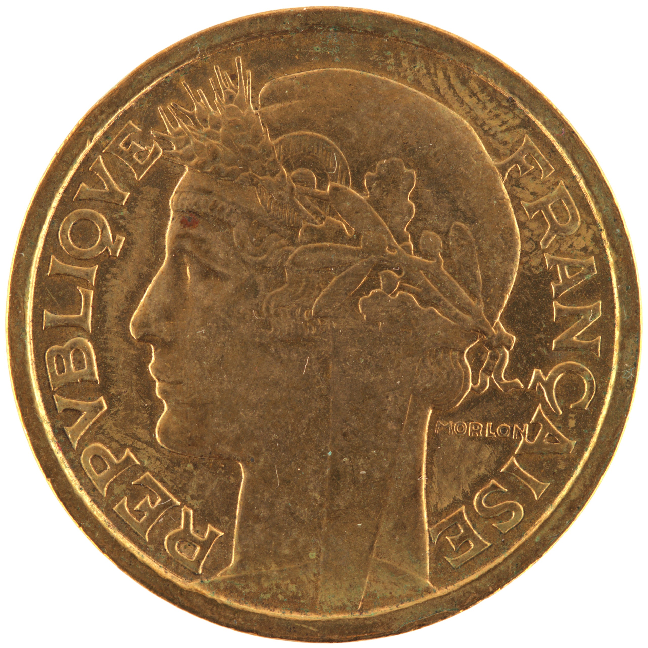 France - Pièce 2 Francs 1941 bronze-aluminium - Morlon – Image 2