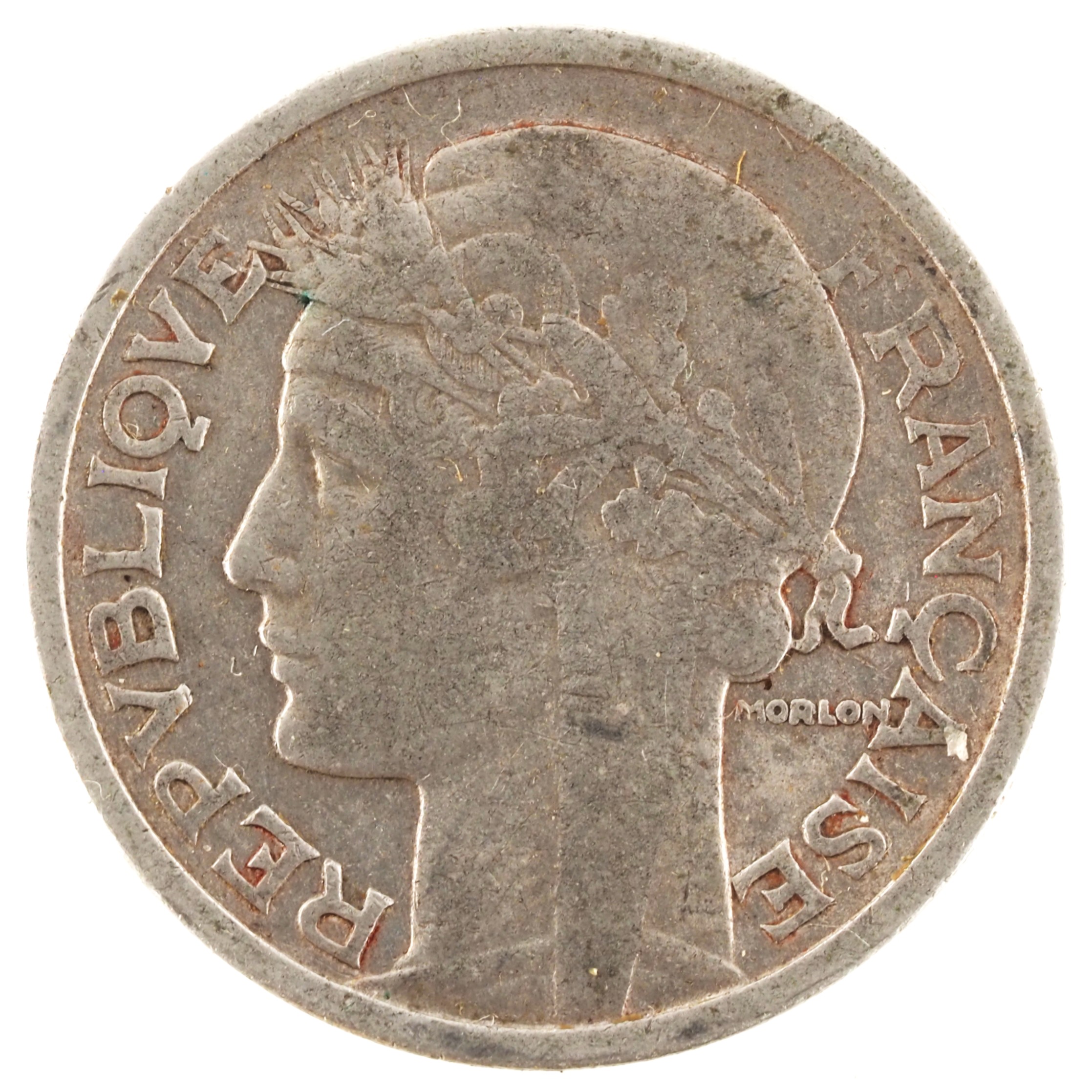 France - Pièce 2 Francs 1946 aluminium - Morlon – Image 2