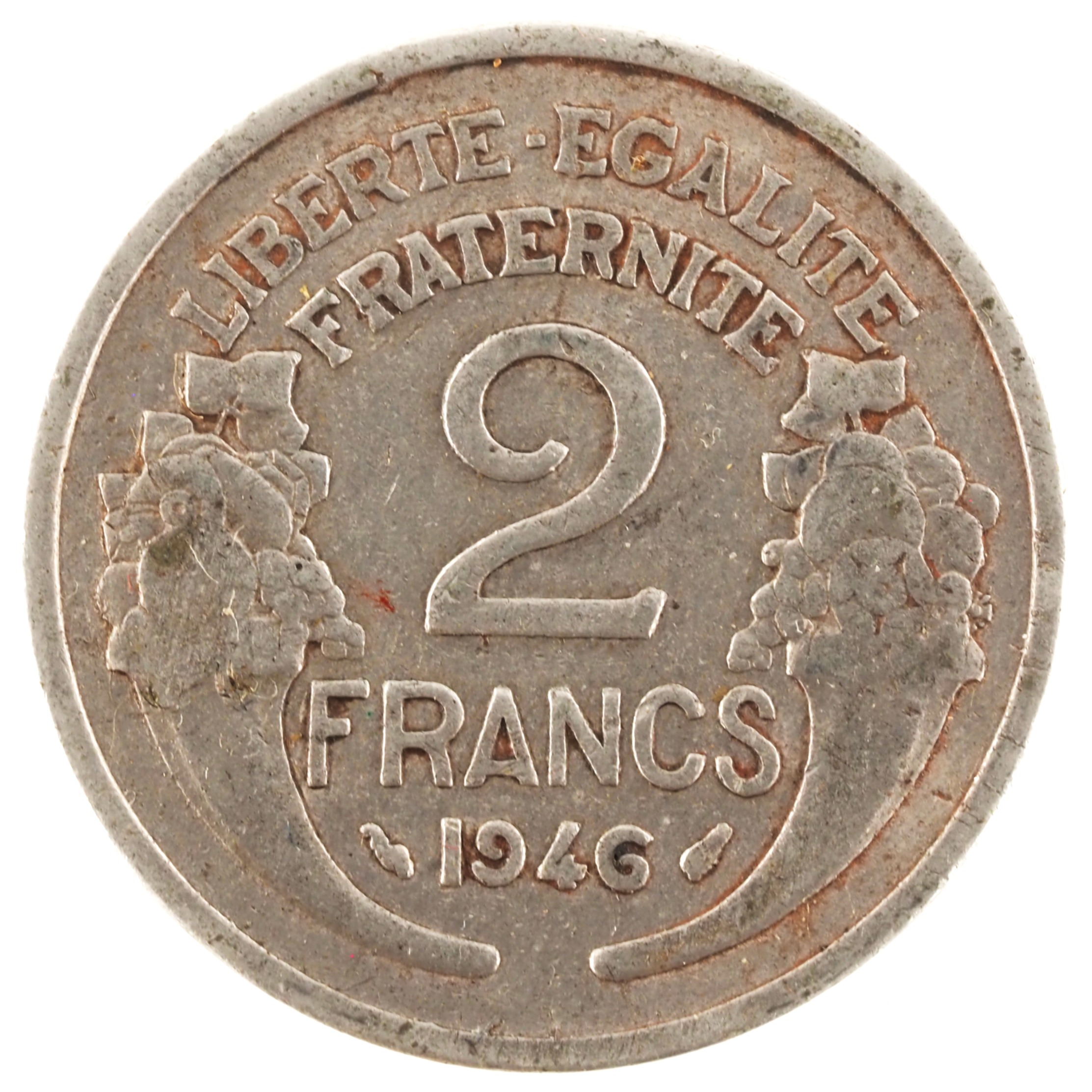 France - Pièce 2 Francs 1946 aluminium - Morlon