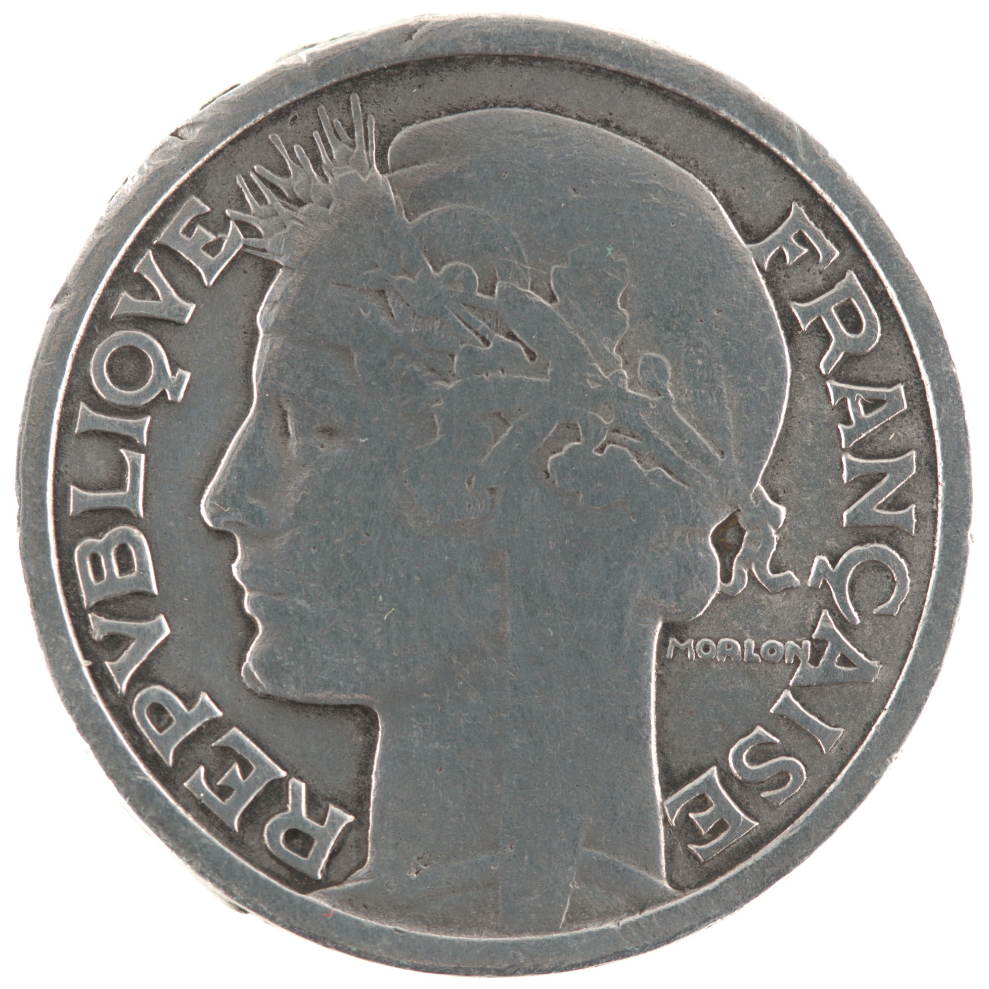 France - Pièce 2 Francs 1950 B aluminium - Morlon – Image 2