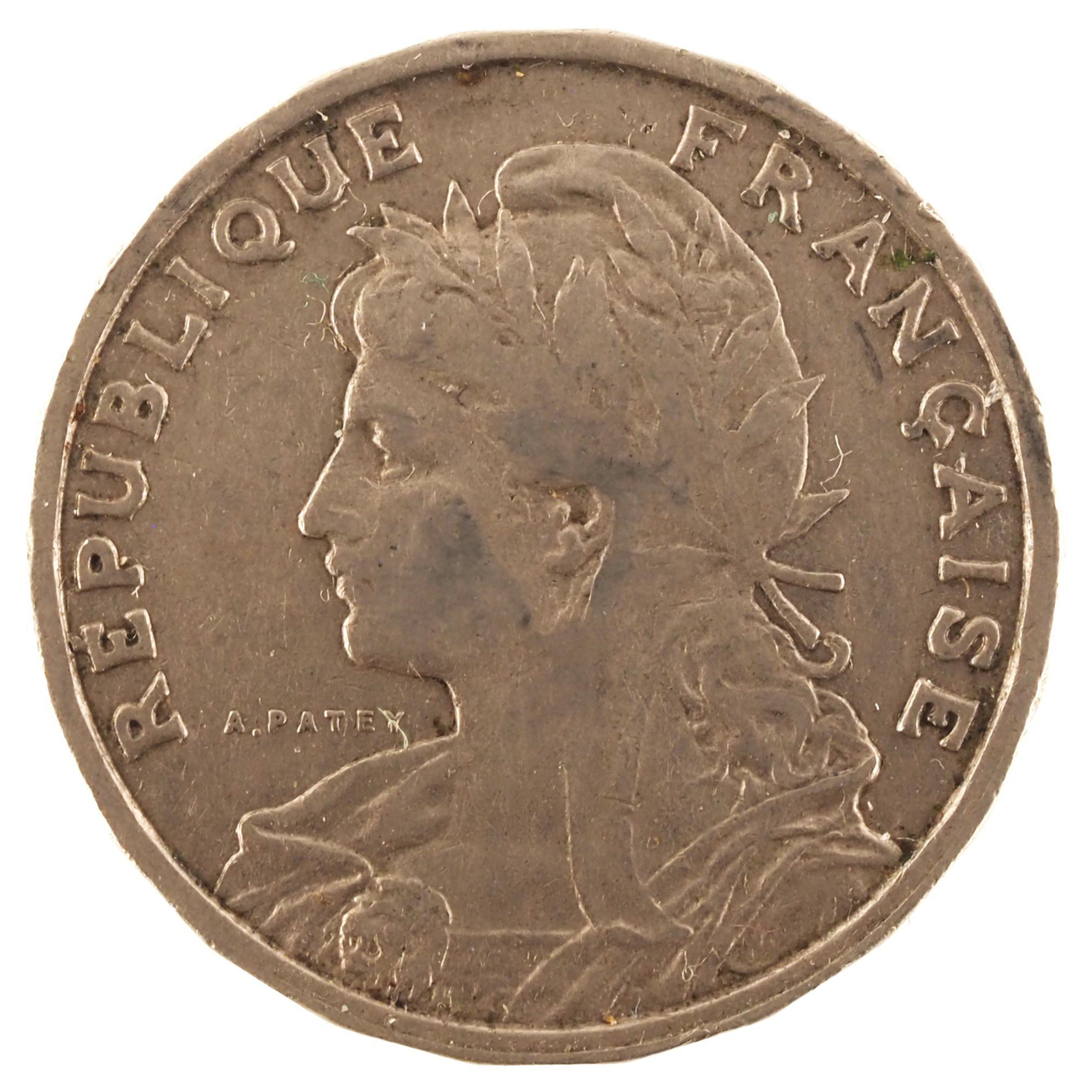 France - Pièce 25 Centimes 1904 nickel - Patey, 2e type – Image 2