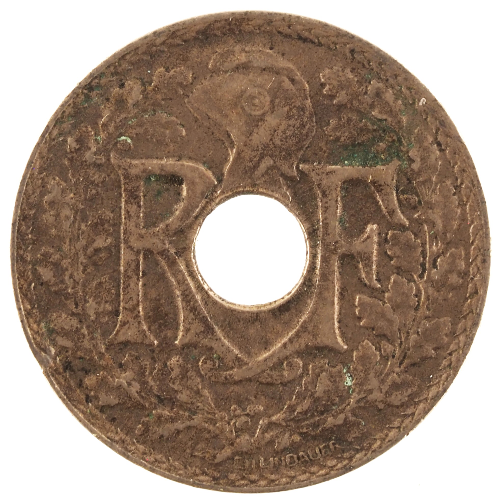France - Pièce 25 Centimes 1933 cupro-nickel - Lindauer – Image 2