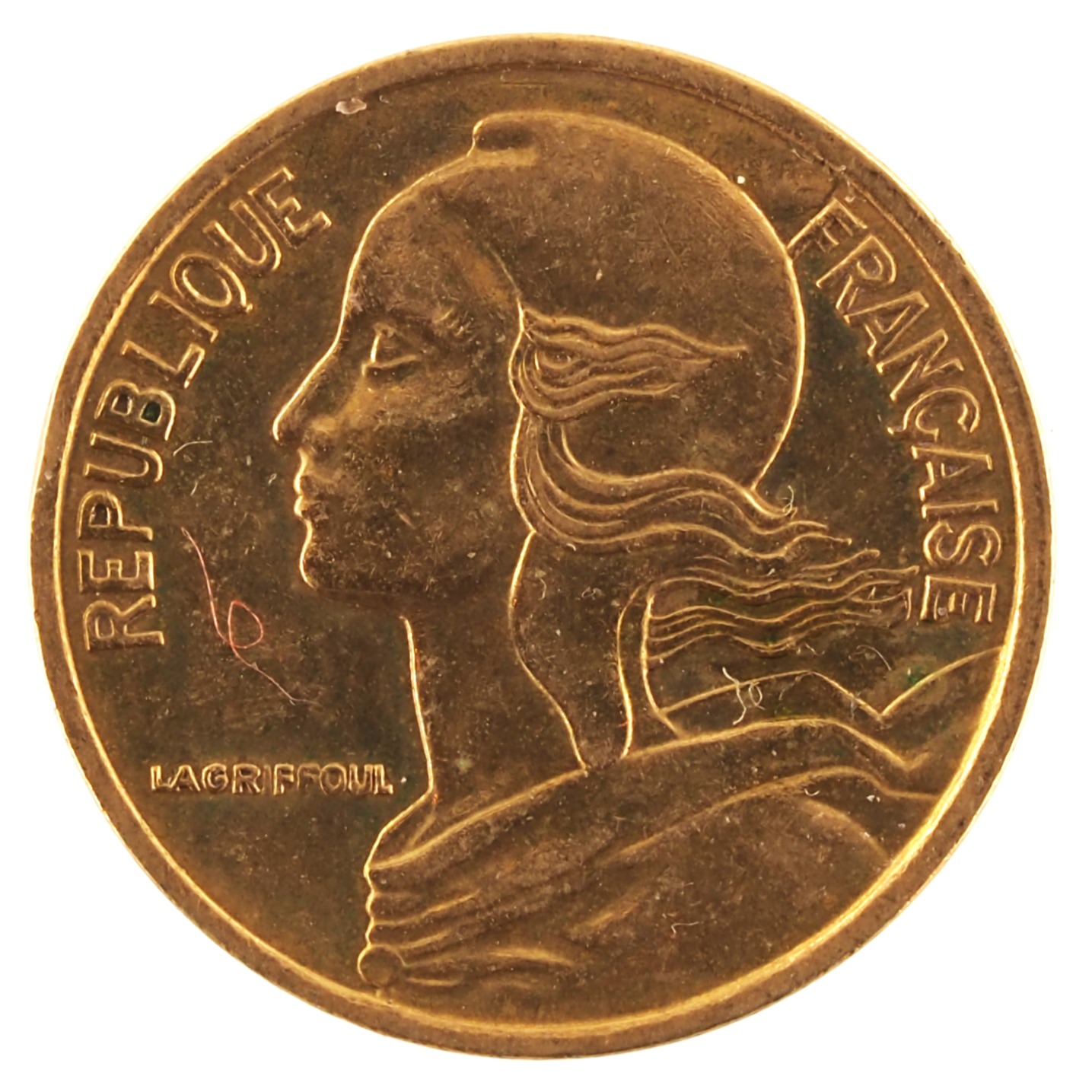 France - Pièce 5 Centimes 1979 bronze-aluminium - Marianne – Image 2