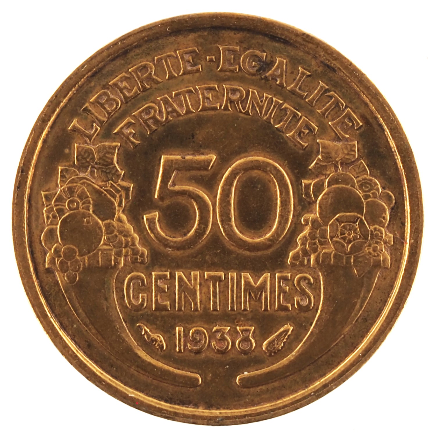 France - Pièce 50 Centimes 1938 bronze-aluminium - Morlon