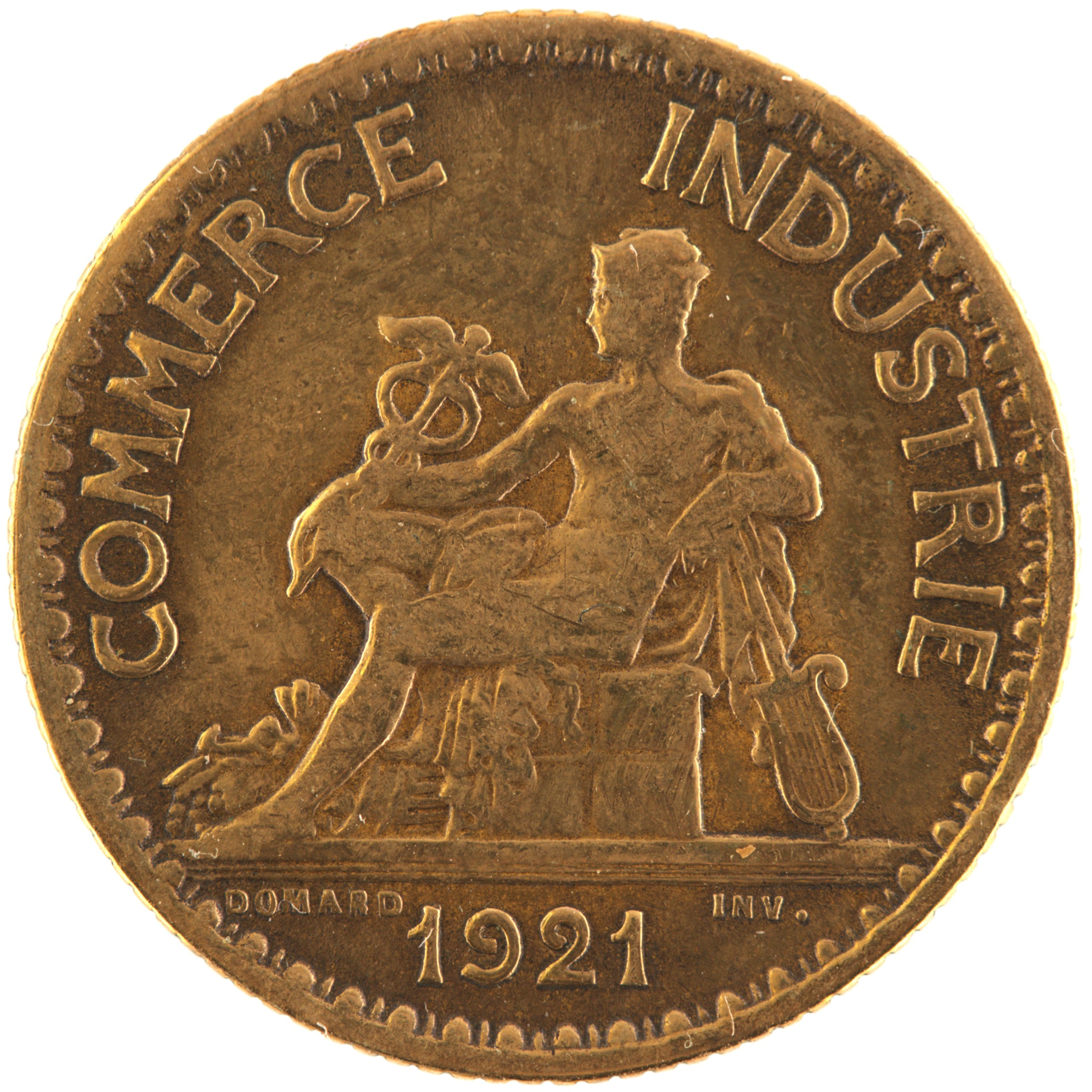 France - Pièce Bon pour 1 Franc 1921 bronze-aluminium - Chambres de Commerce