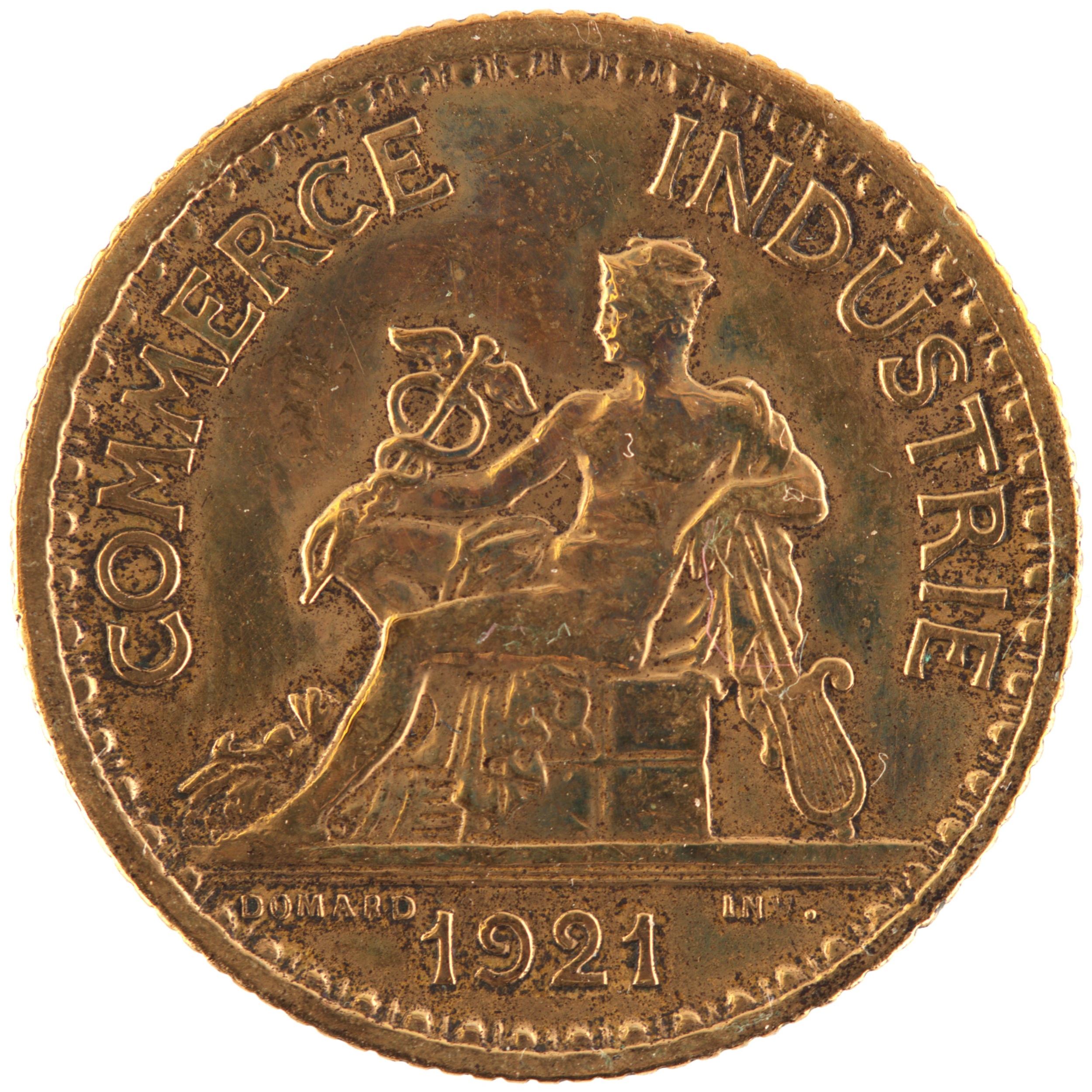 France - Pièce Bon pour 1 Franc 1921 bronze-aluminium - Chambres de Commerce