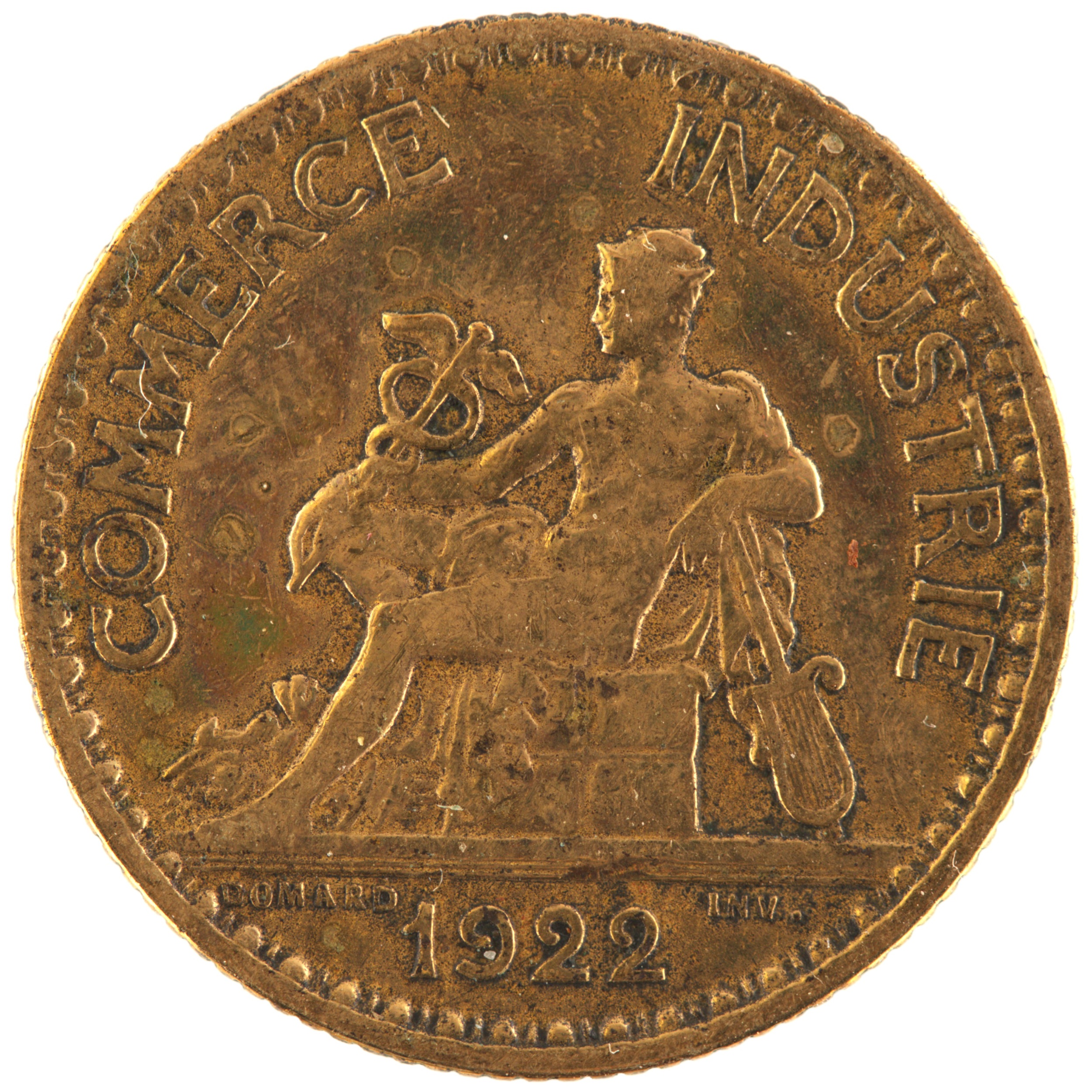France - Pièce Bon pour 1 Franc 1922 bronze-aluminium - Chambres de Commerce