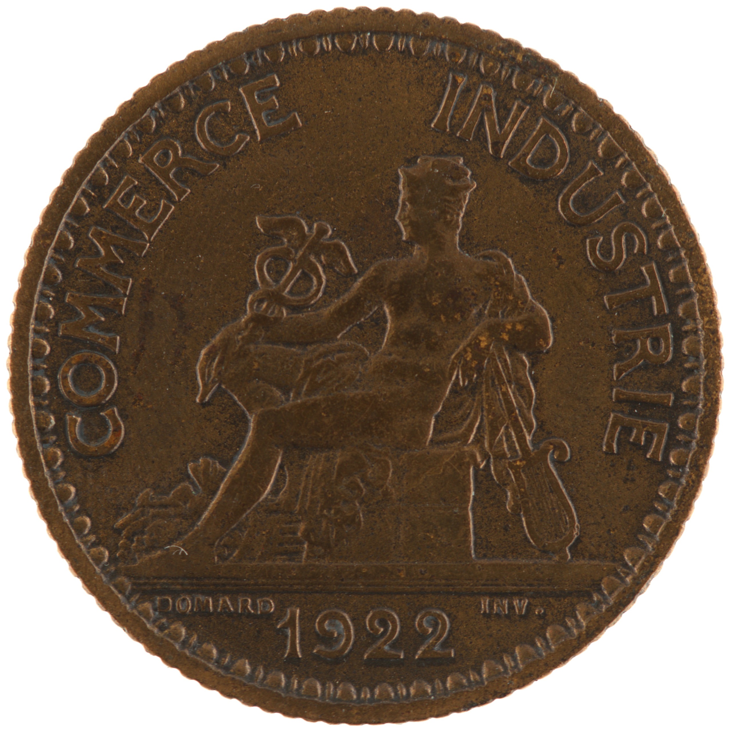 France - Pièce Bon pour 1 Franc 1922 bronze-aluminium - Chambres de Commerce