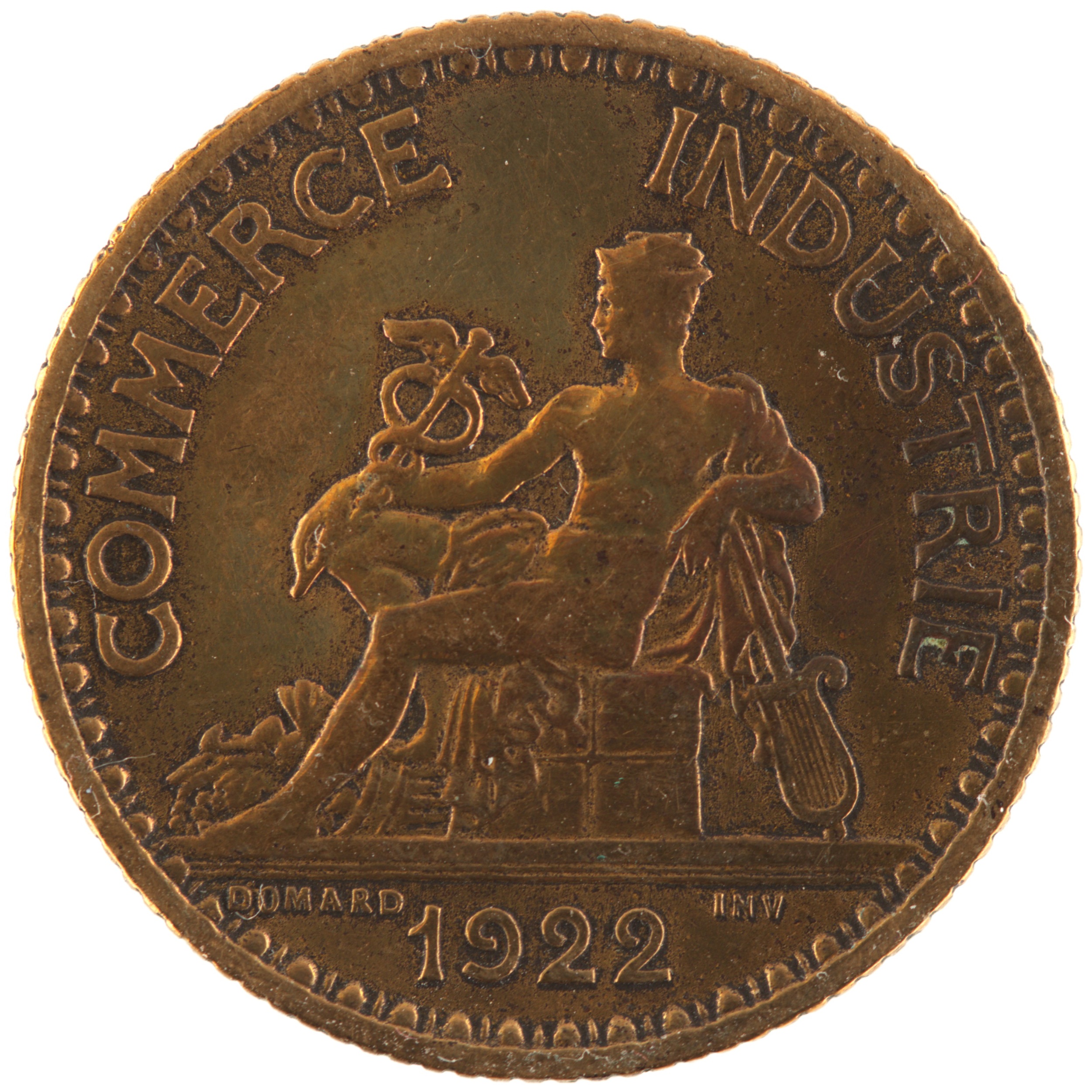 France - Pièce Bon pour 1 Franc 1922 bronze-aluminium - Chambres de Commerce