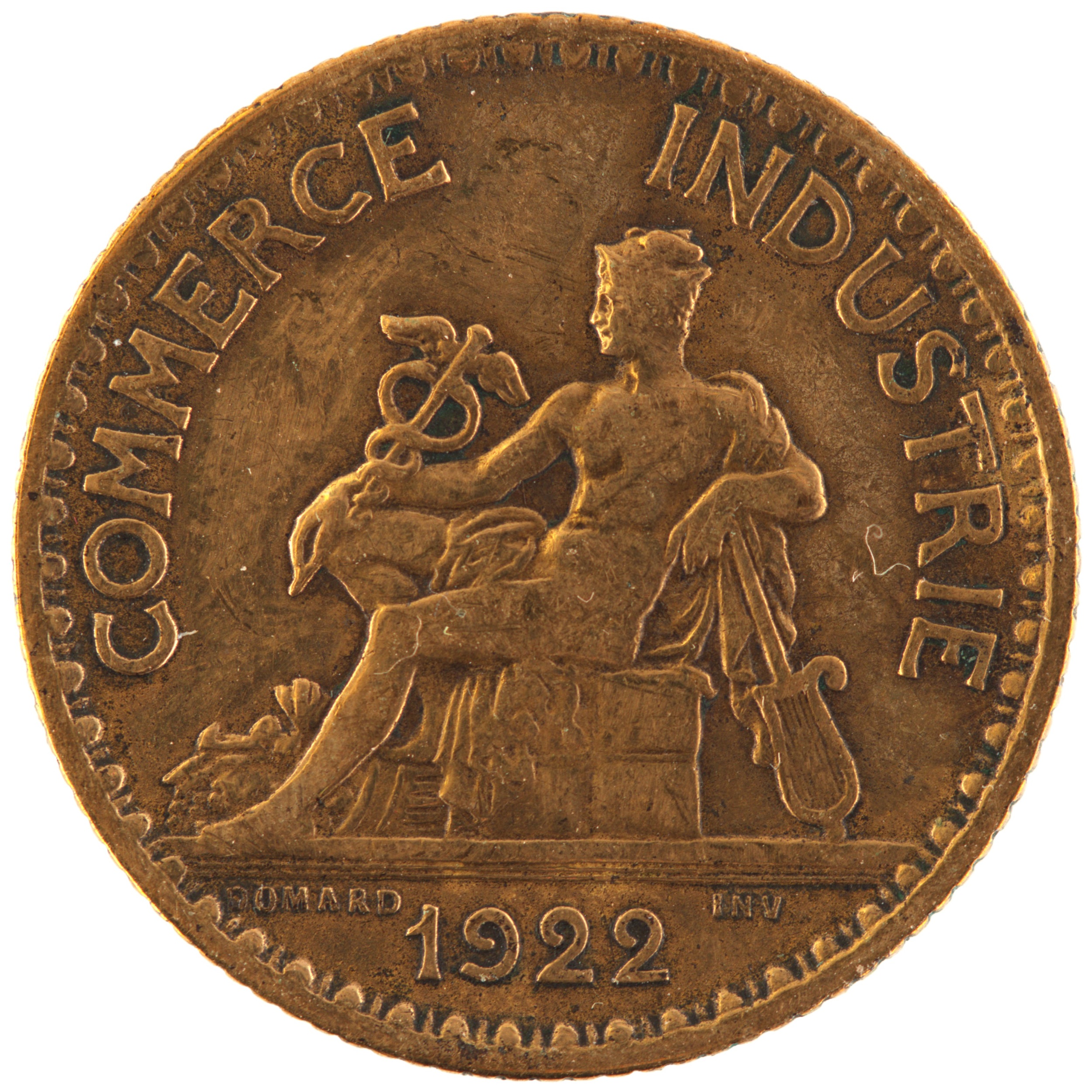 France - Pièce Bon pour 1 Franc 1922 bronze-aluminium - Chambres de Commerce