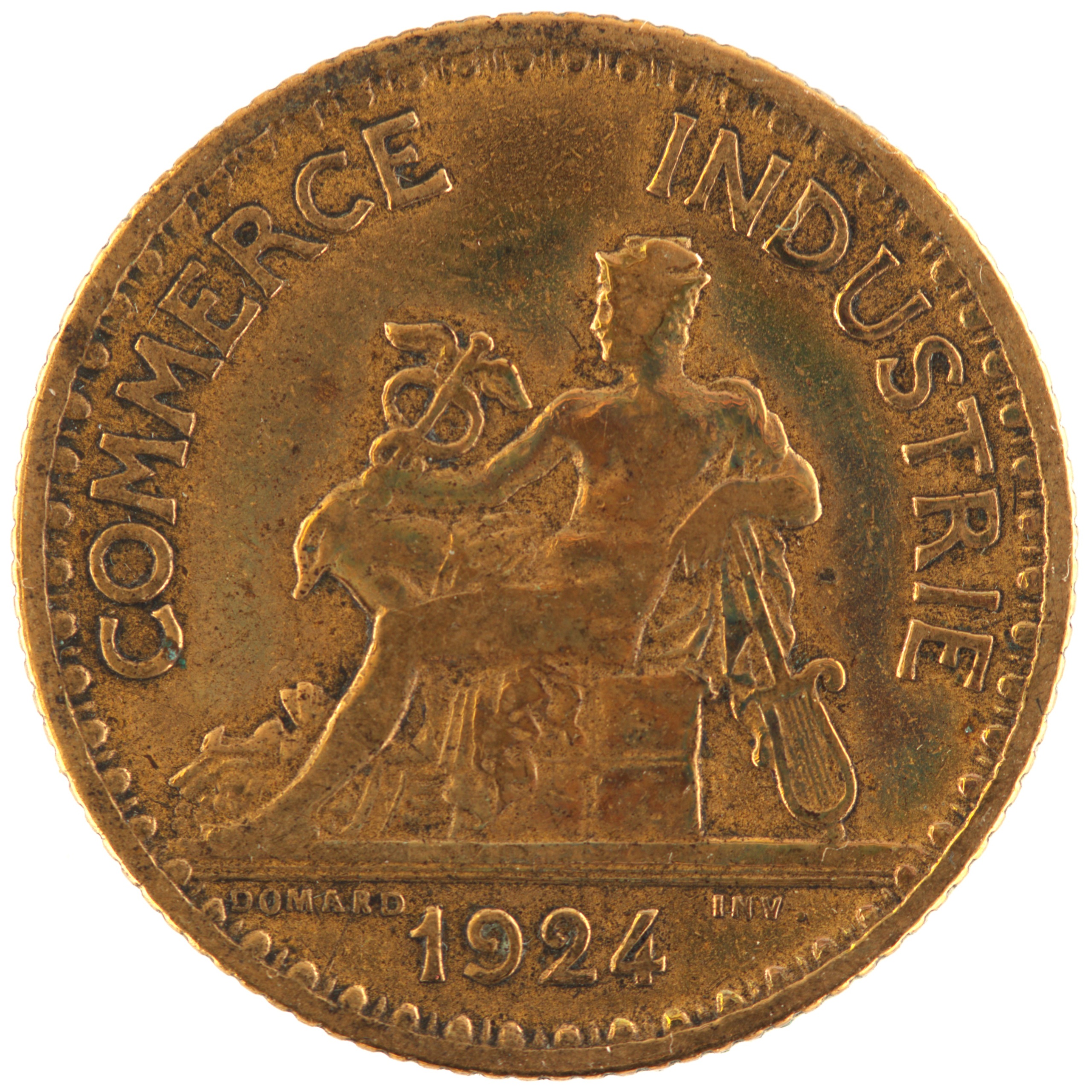 France - Pièce Bon pour 1 Franc 1924 bronze-aluminium - Chambres de Commerce