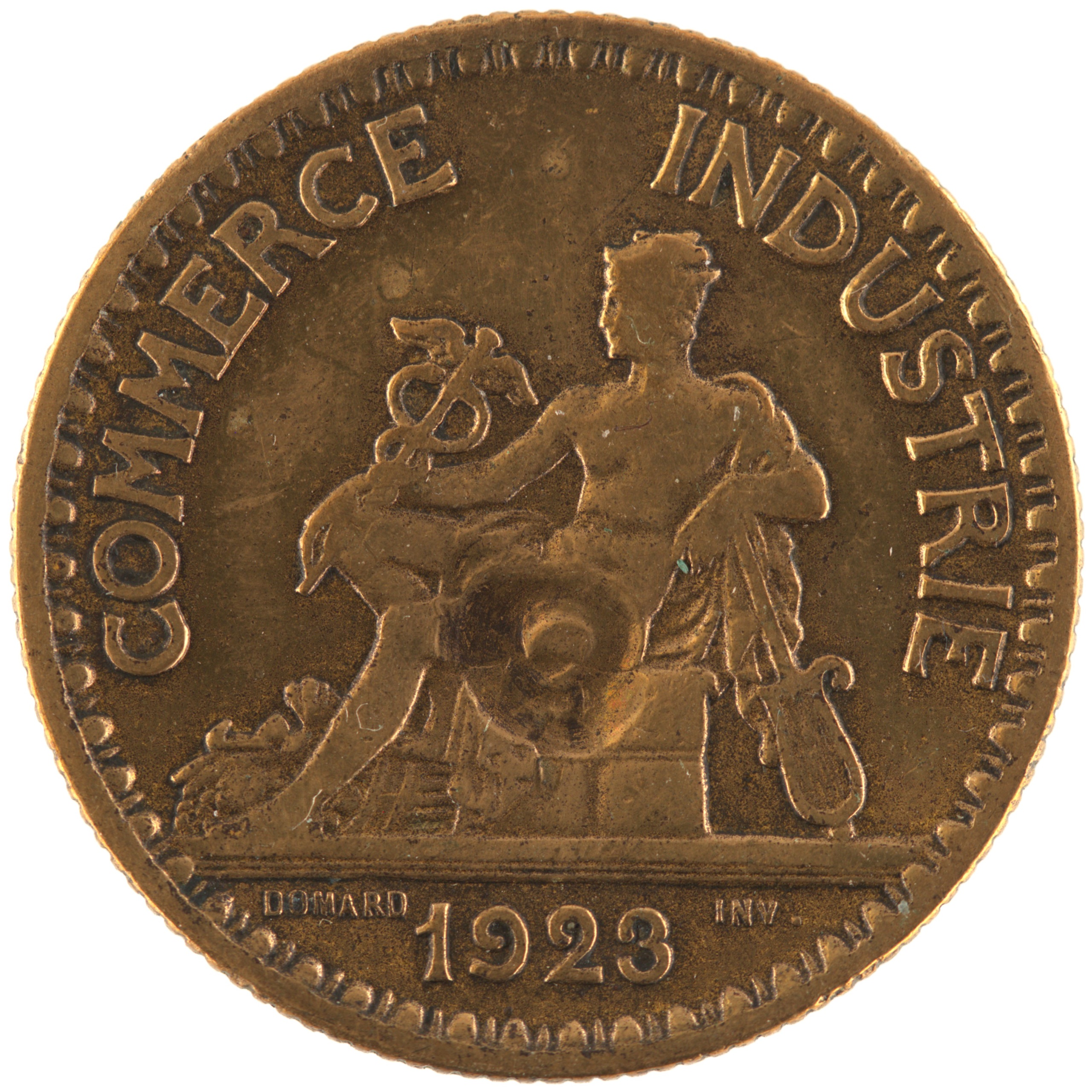 France - Pièce Bon pour 2 Francs 1923 bronze-aluminium - Chambres de Commerce