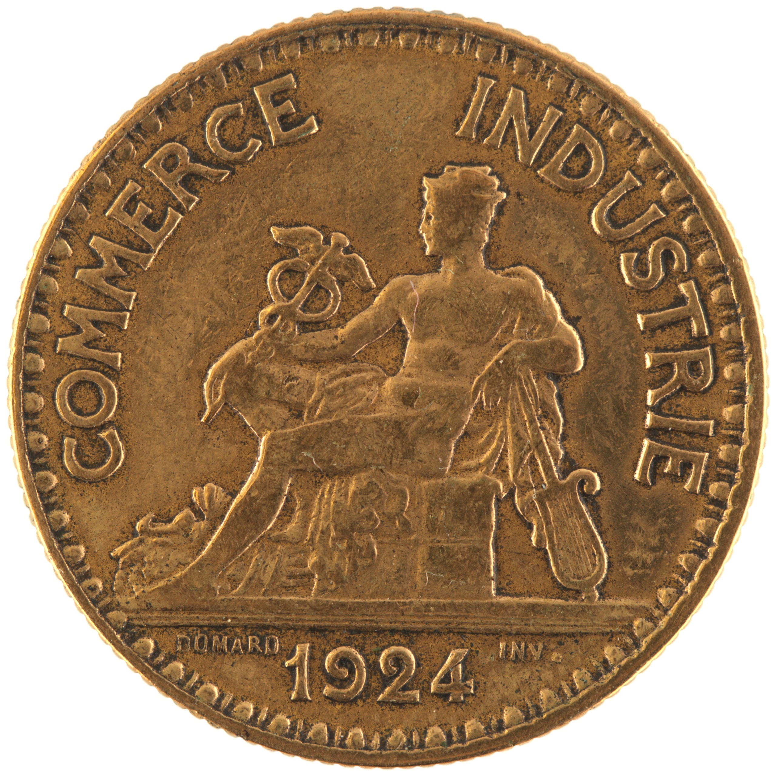 France - Pièce Bon pour 2 Francs 1924 bronze-aluminium - Chambres de Commerce