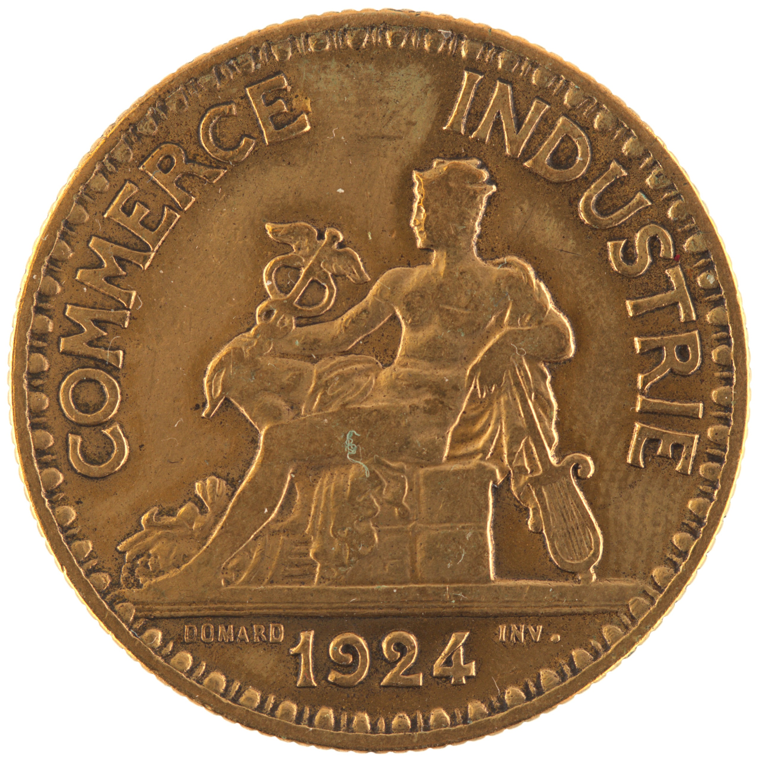 France - Pièce Bon pour 2 Francs 1924 bronze-aluminium - Chambres de Commerce
