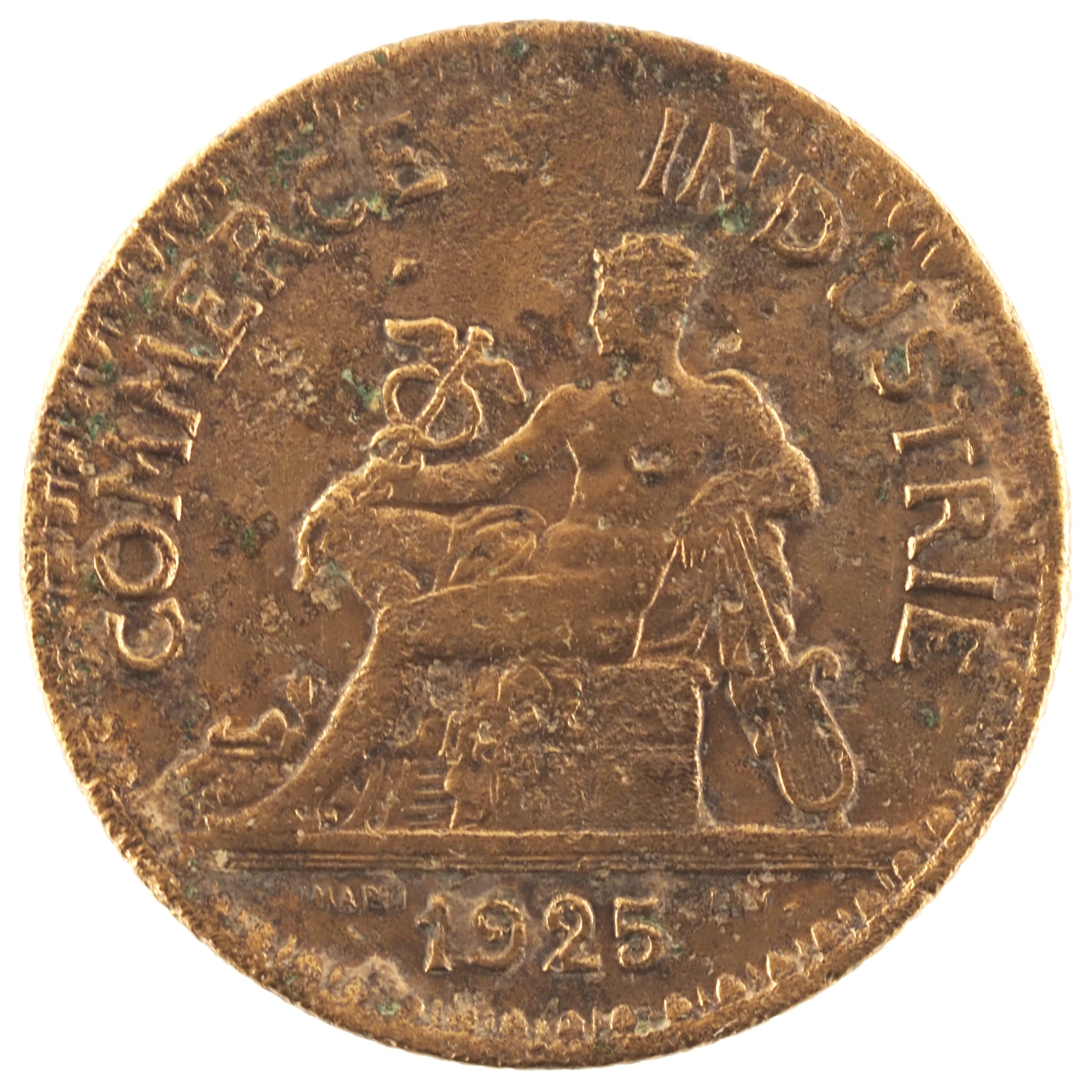France - Pièce Bon pour 2 Francs 1925 bronze-aluminium - Chambres de Commerce