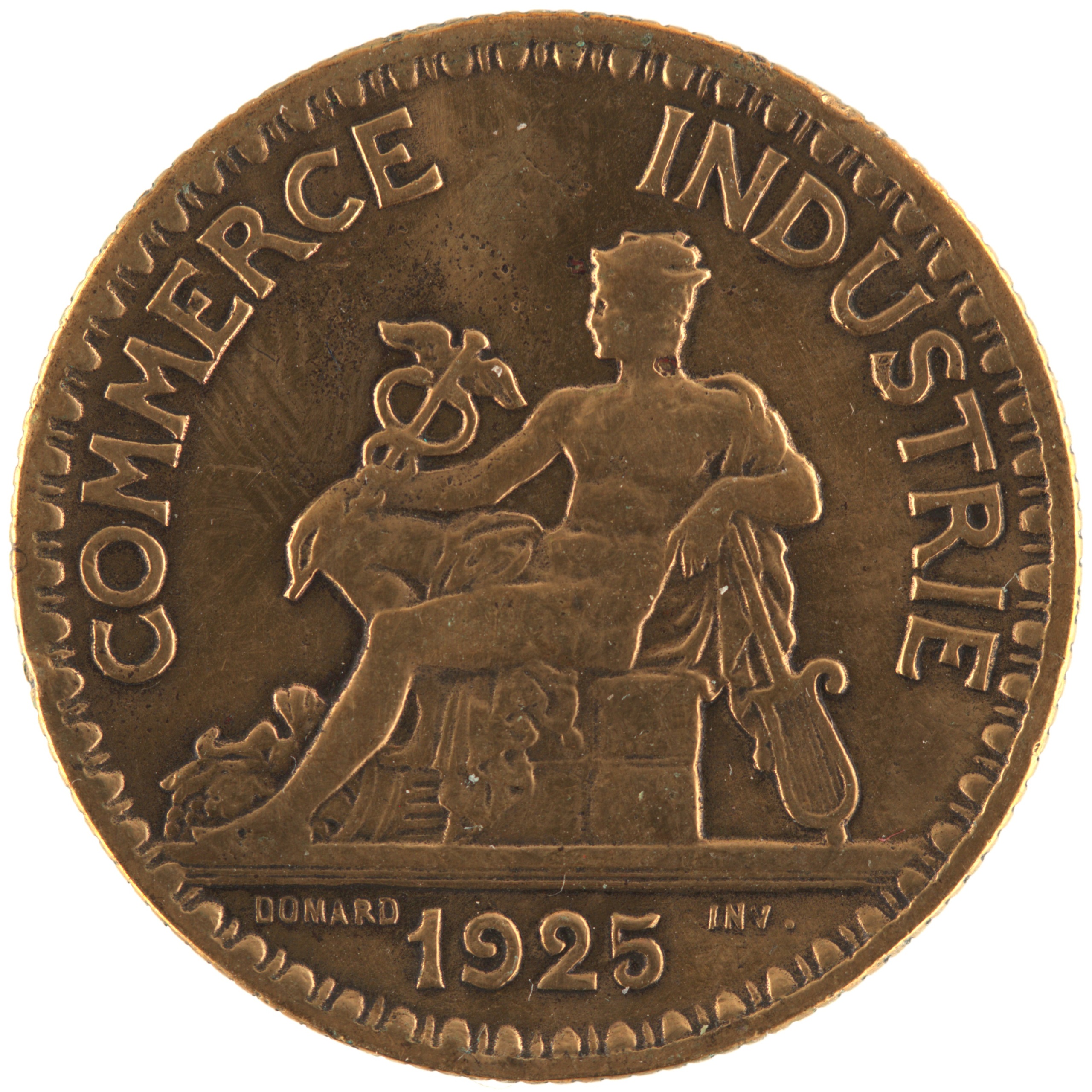 France - Pièce Bon pour 2 Francs 1925 bronze-aluminium - Chambres de Commerce