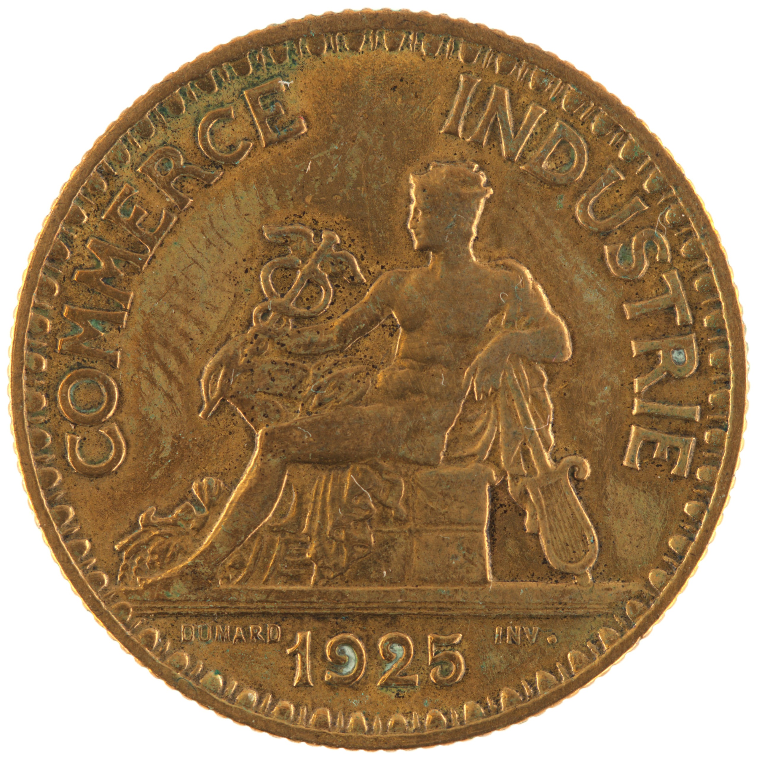 France - Pièce Bon pour 2 Francs 1925 bronze-aluminium - Chambres de Commerce