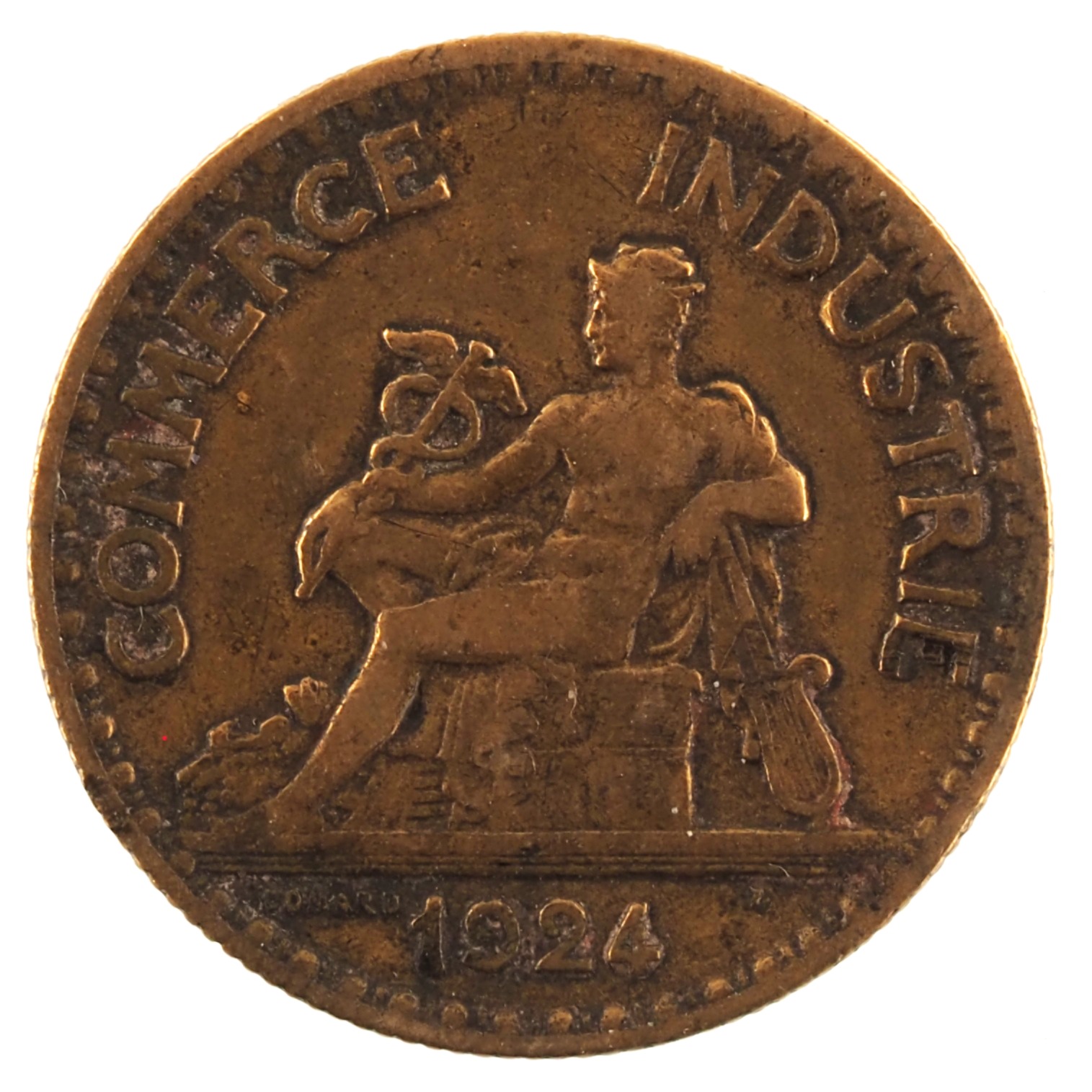 France - Pièce Bon pour 50 Centimes 1924 bronze-aluminium - Chambres de Commerce