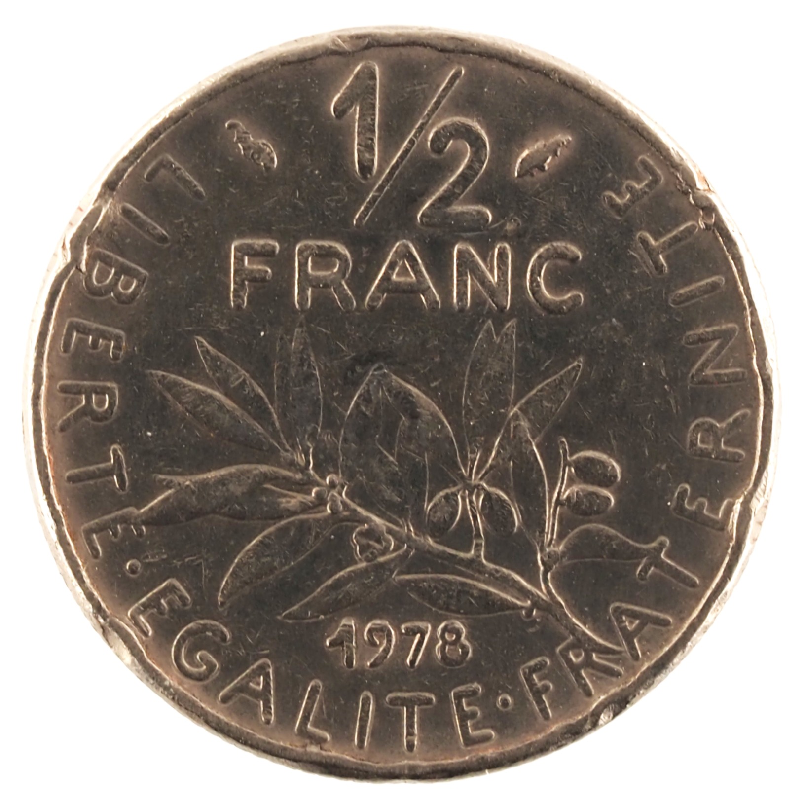 France - Pièce 1/2 Franc 1978 nickel - Semeuse