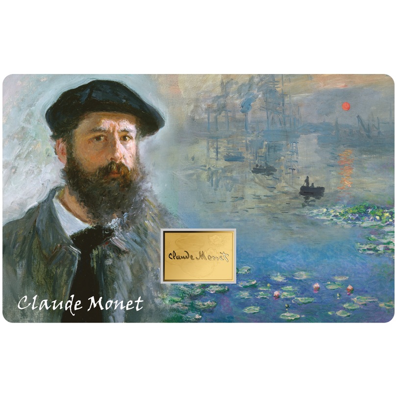 Gabon - Pièce 1000 Francs CFA or - Claude Monet