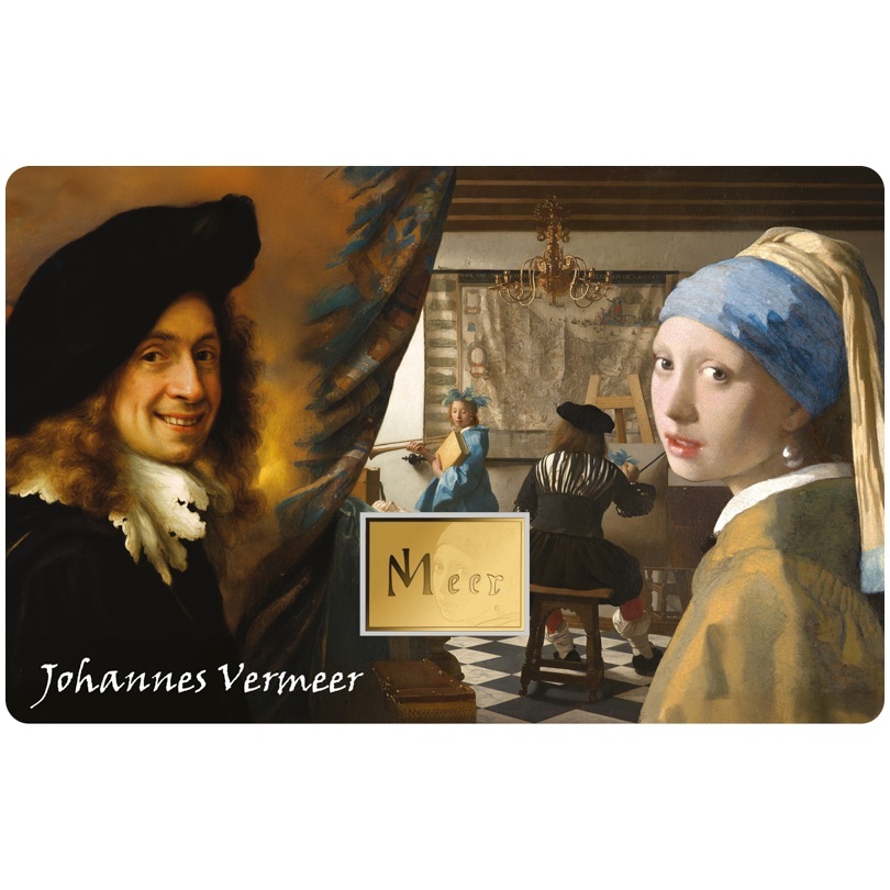 Gabon - Pièce 1000 Francs CFA or - Johannes Vermeer