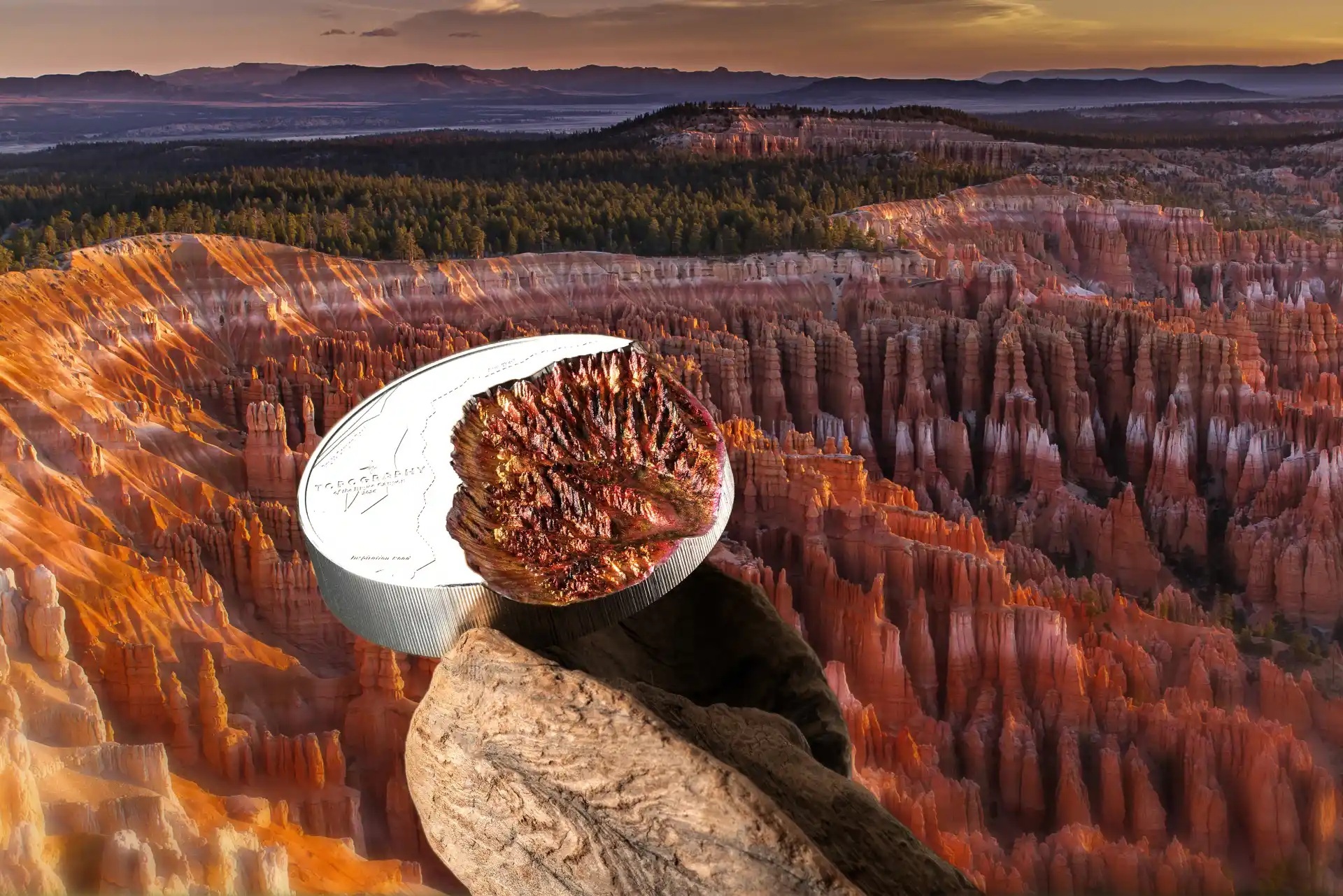 Iles Cook - Pièce 25 Dollars 2026 argent BE - Bryce Canyon – Image 9