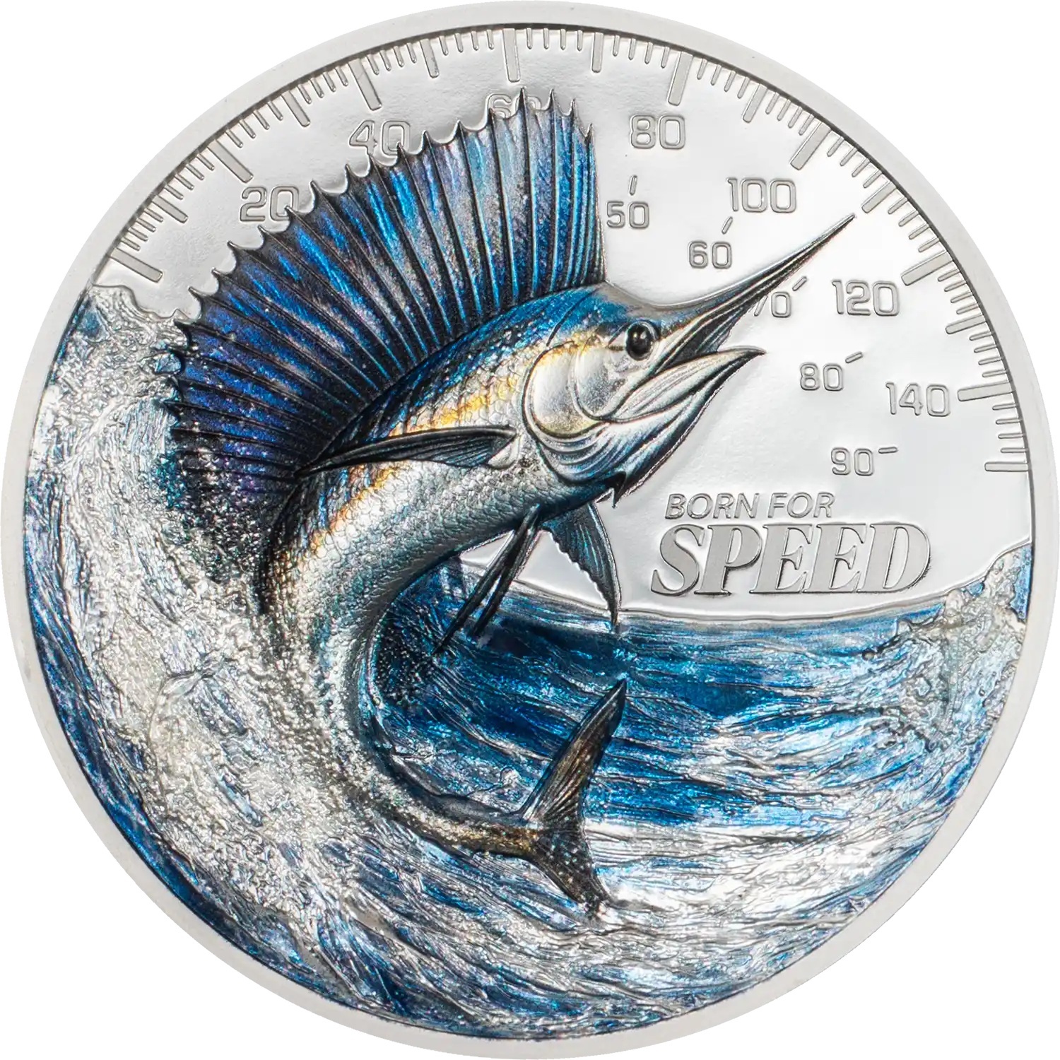 Iles Cook - Pièce 5 Dollars 2027 argent BE - Voilier