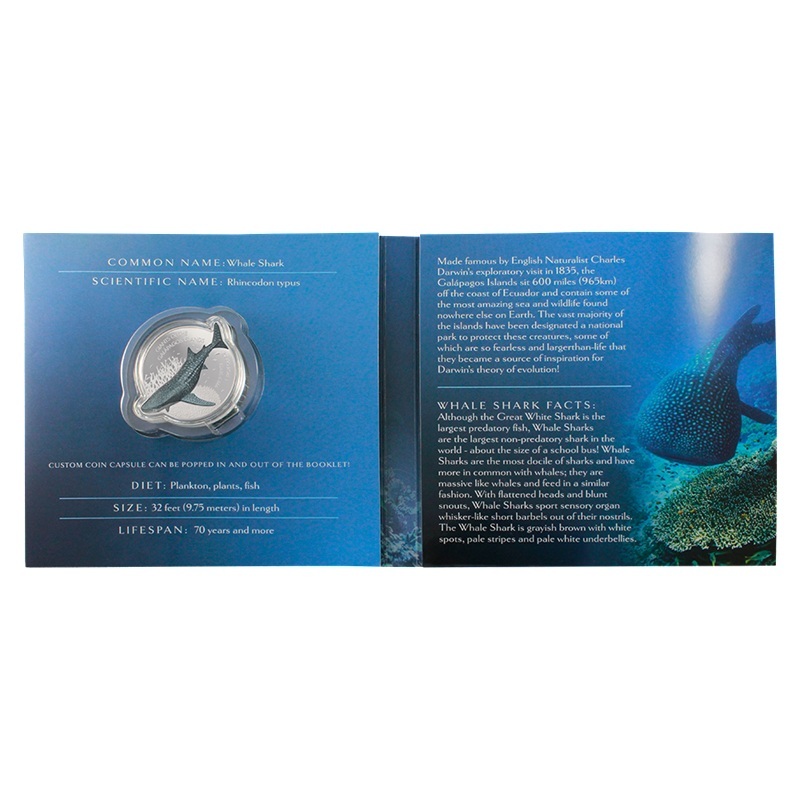 Iles Salomon - Pièce 2 Dollars 2021 1 once argent - Requin baleine – Image 4