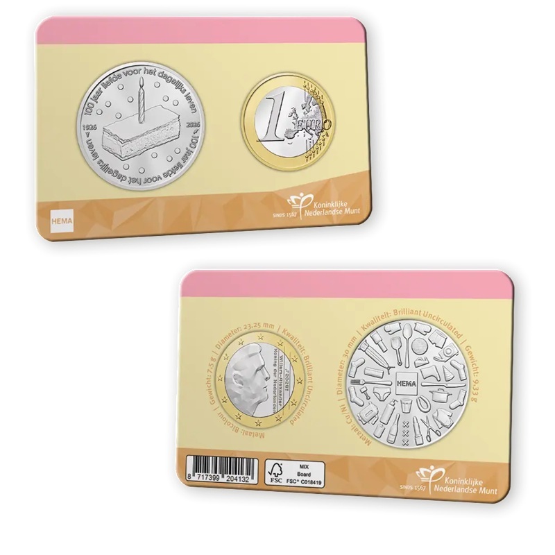 Pays-Bas - Carte Euro 2026 BU - HEMA – Image 5