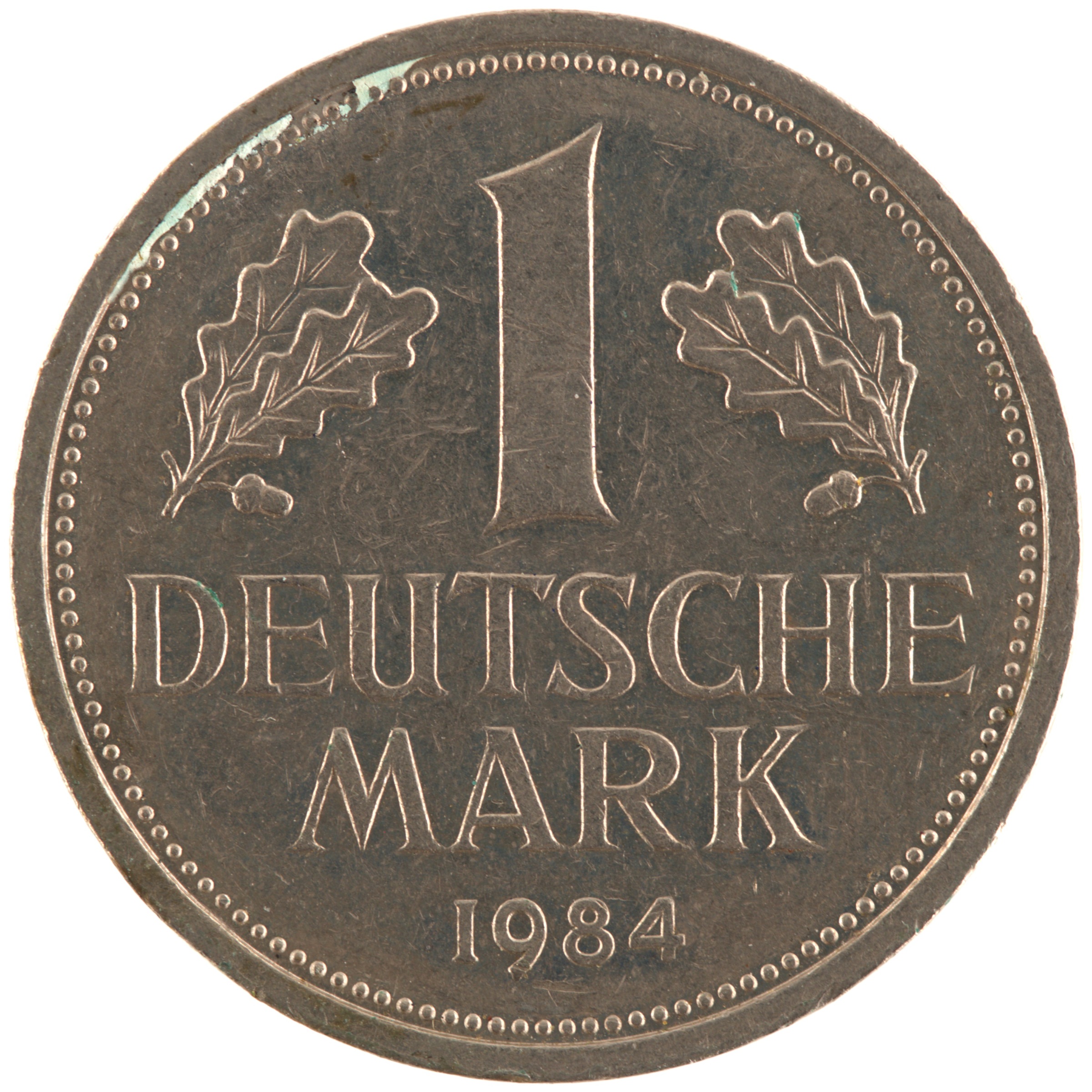 Allemagne - Pièce 1 Deutsche Mark 1984 D cupro-nickel - Aigle héraldique