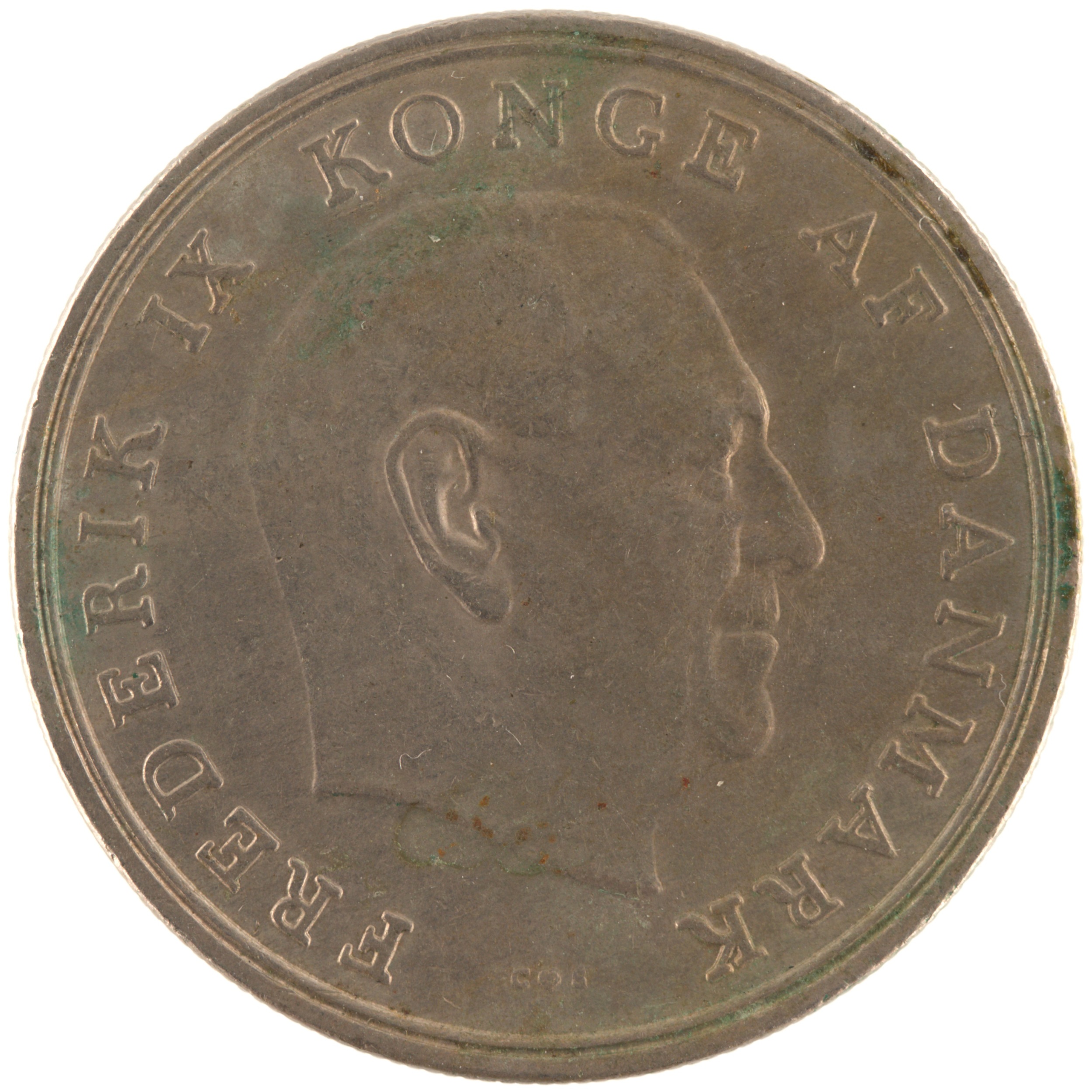 Danemark - Pièce 5 Kroner 1971 cupro-nickel - Frédéric IX – Image 2