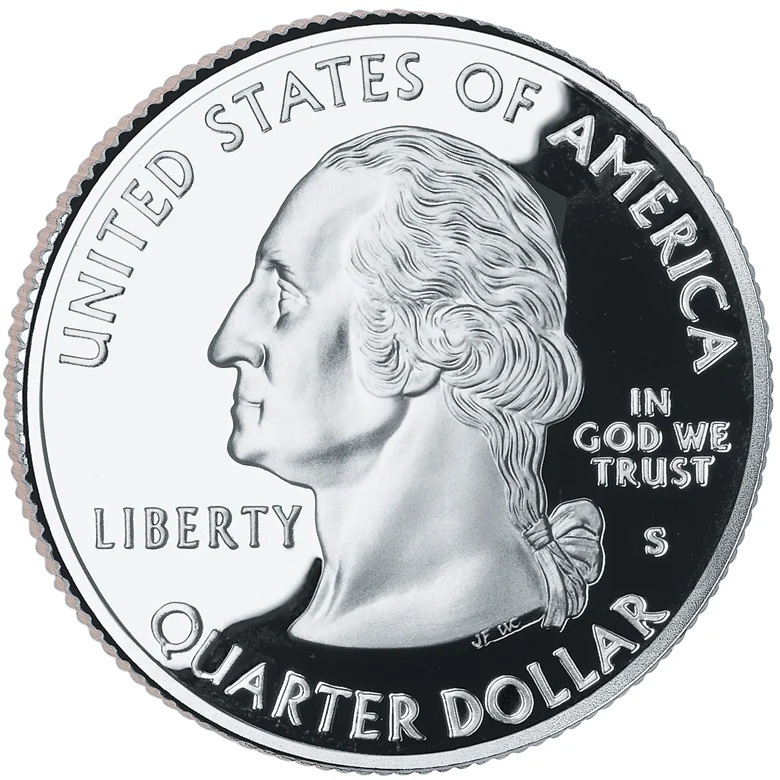 Etats-Unis d'Amérique - Pièce Quarter Dollar 1999 S cuivre plaqué cupro-nickel BE - Géorgie – Image 2